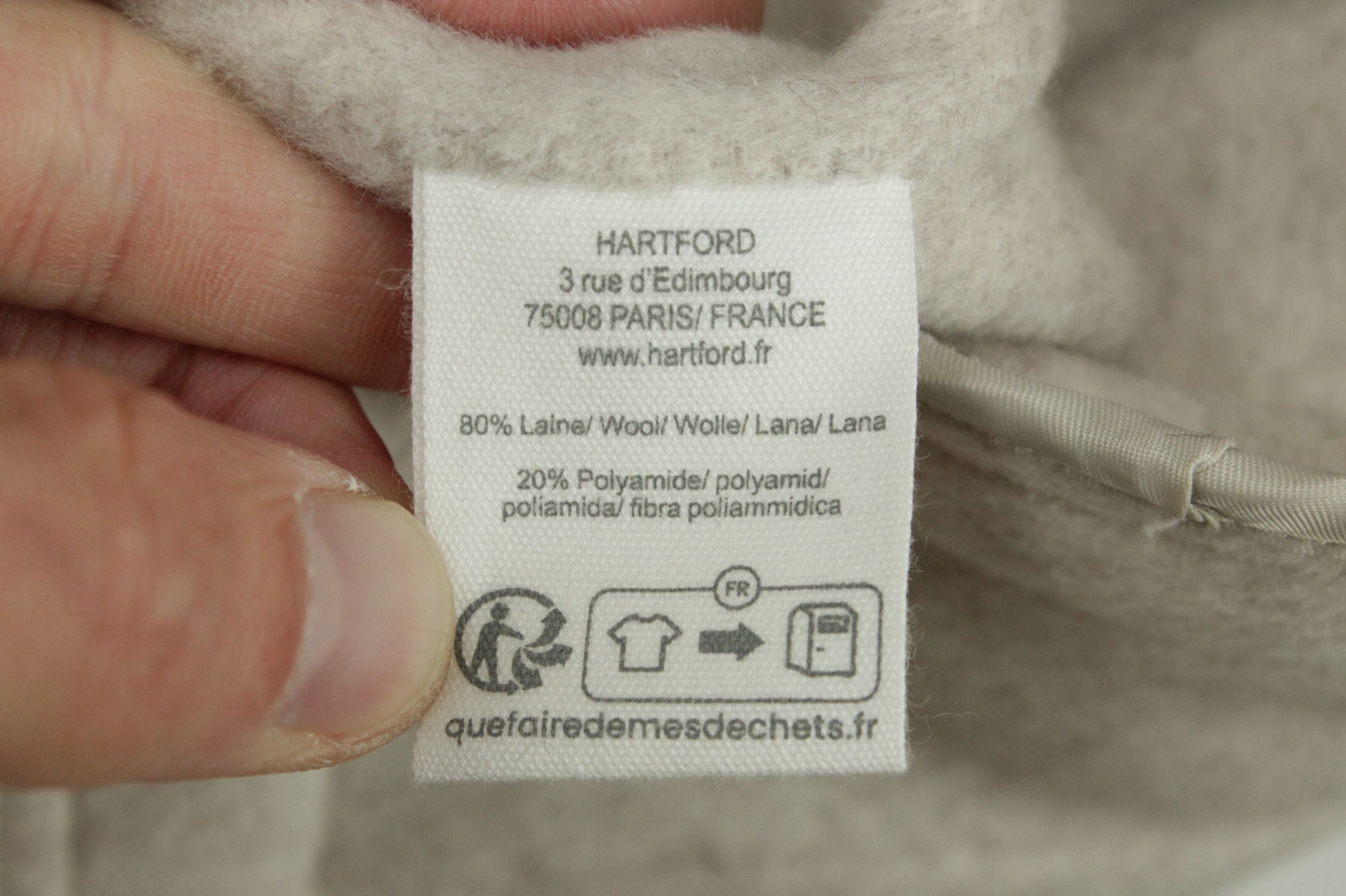 Hartford Hartford Vicco Wool Relaxed Fit Jacket Coat Natural Size L / US 10 / IT 46 - 14 Thumbnail