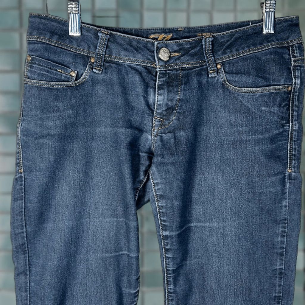 Vintage Mavi Jeans Annie Low Rise Straight Leg Jeans 28/32 Women Jeans Blue Size 28" / US 6 / IT 42 - 1 Thumbnail