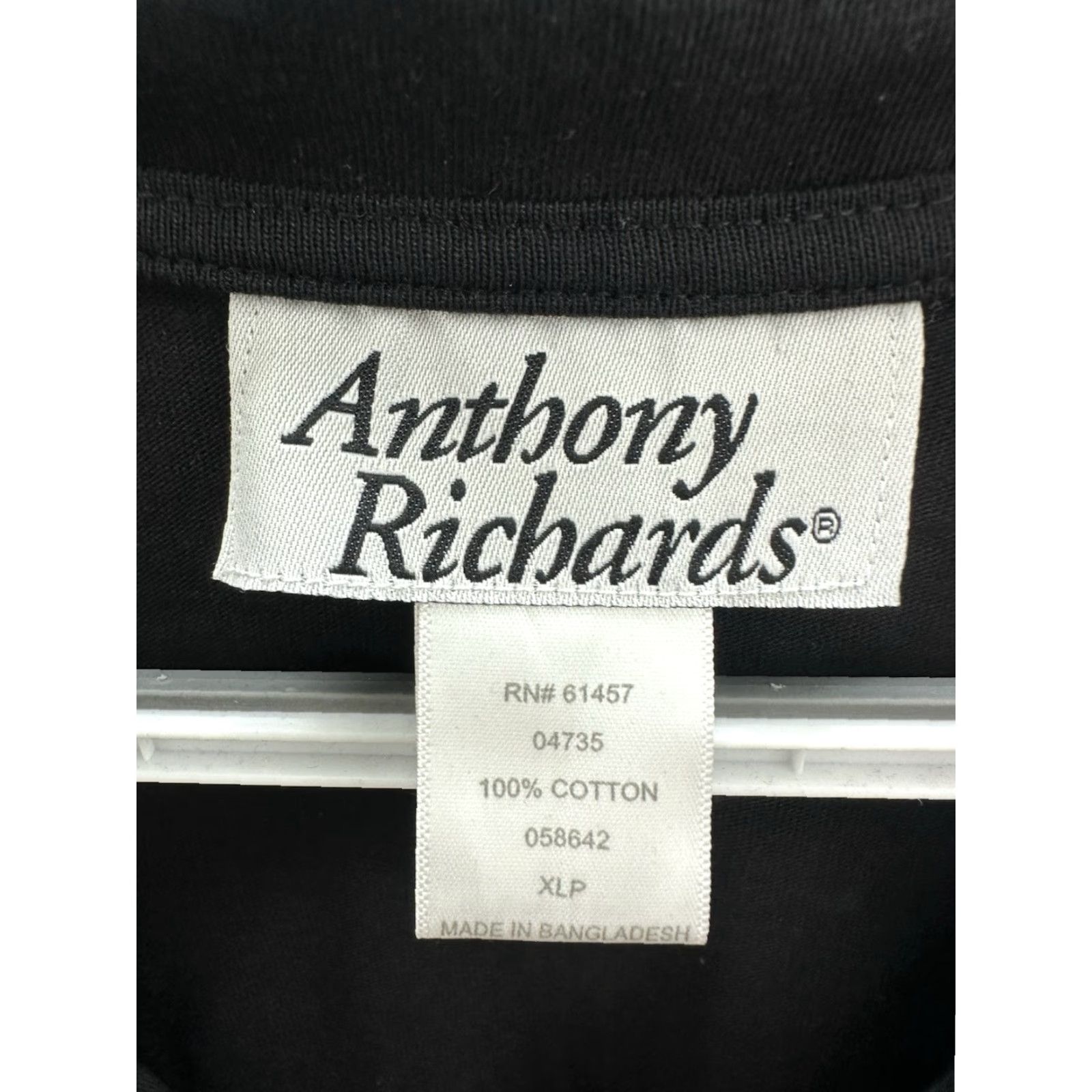 Vintage Anthony Richards Pantset Womens XL Black White Two-Piece Petite Contrast Stripe 90s Classic Size 40" / US 18 - 4 Thumbnail