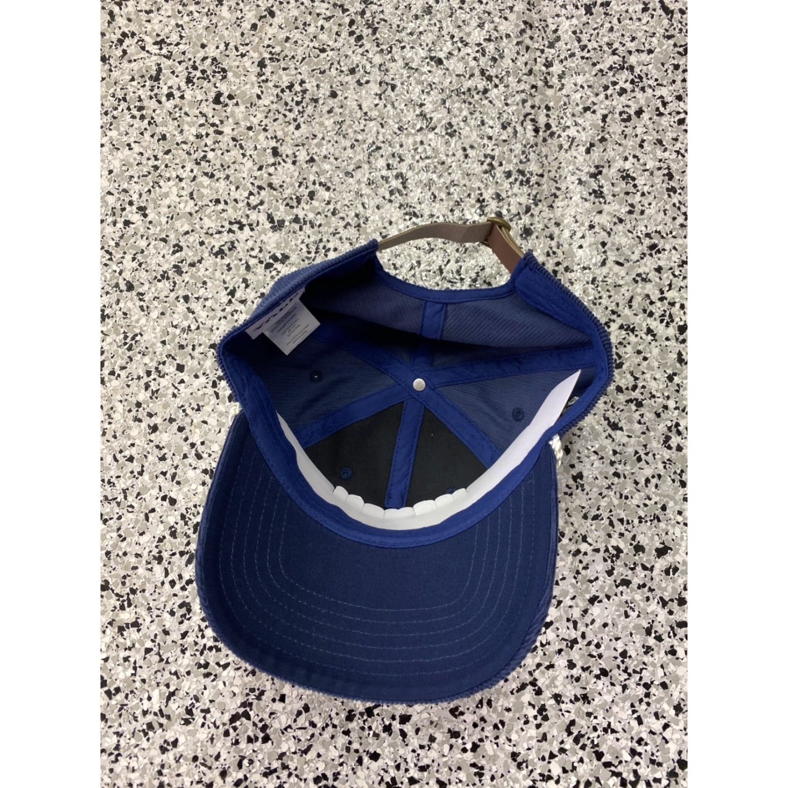 Roper YALE Bulldogs Corduroy Baseball Hat Rope Accent Logo Navy Red NEW Size ONE SIZE - 4 Thumbnail