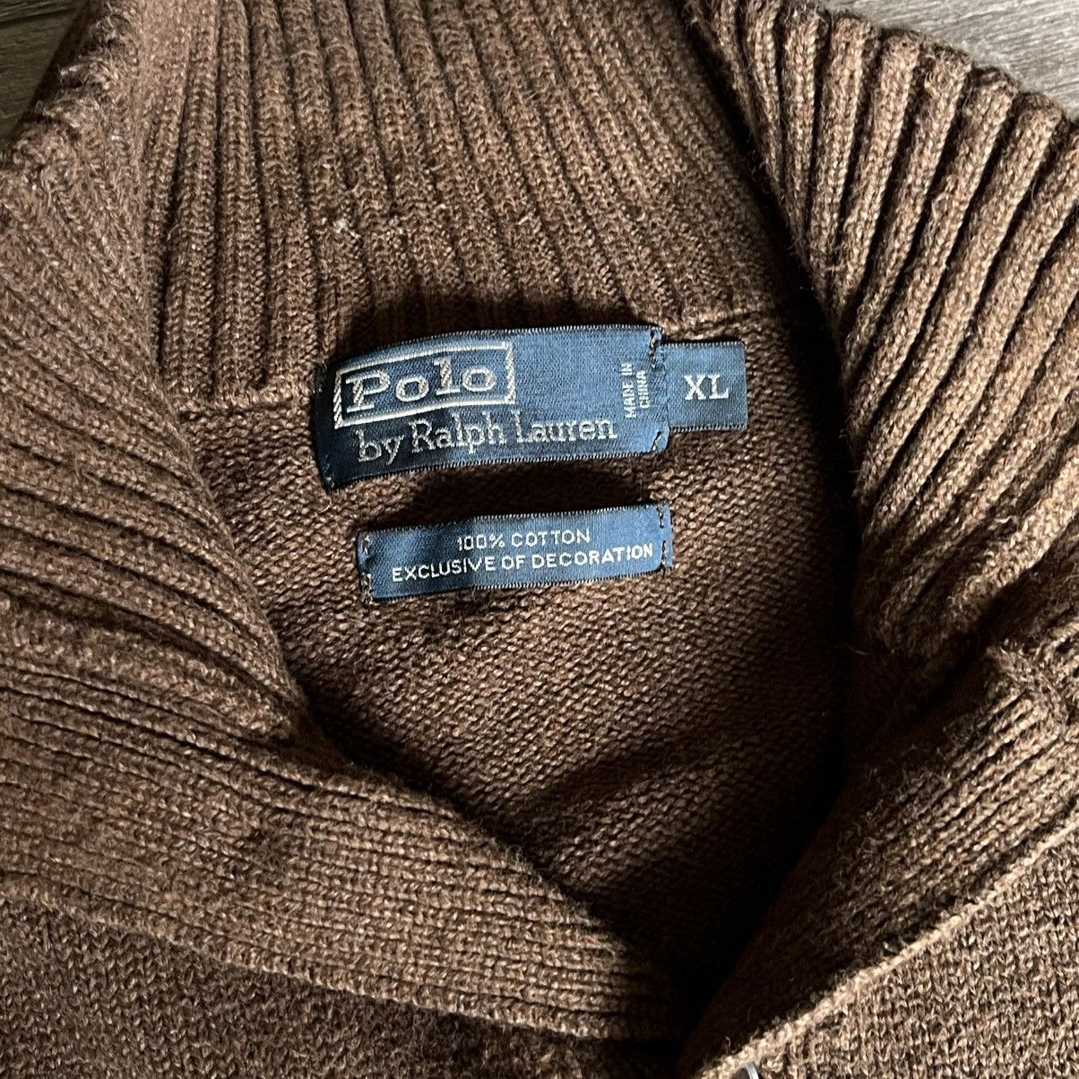 Polo Ralph Lauren Vintage Polo Ralph Lauren Small Logo Quarter Button Sweater Size US XL / EU 56 / 4 - 5 Thumbnail