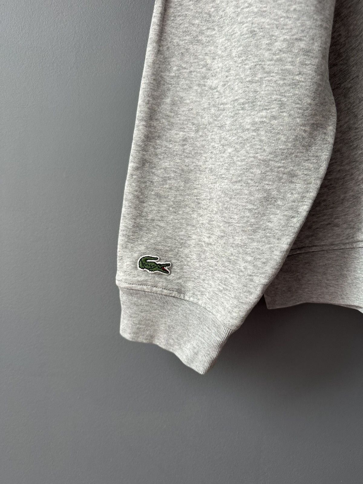 Lacoste LACOSTE - HOODED FLEECE SWEATSHIRT WITH PRINTED LOGO Size US XL / EU 56 / 4 - 2 Thumbnail