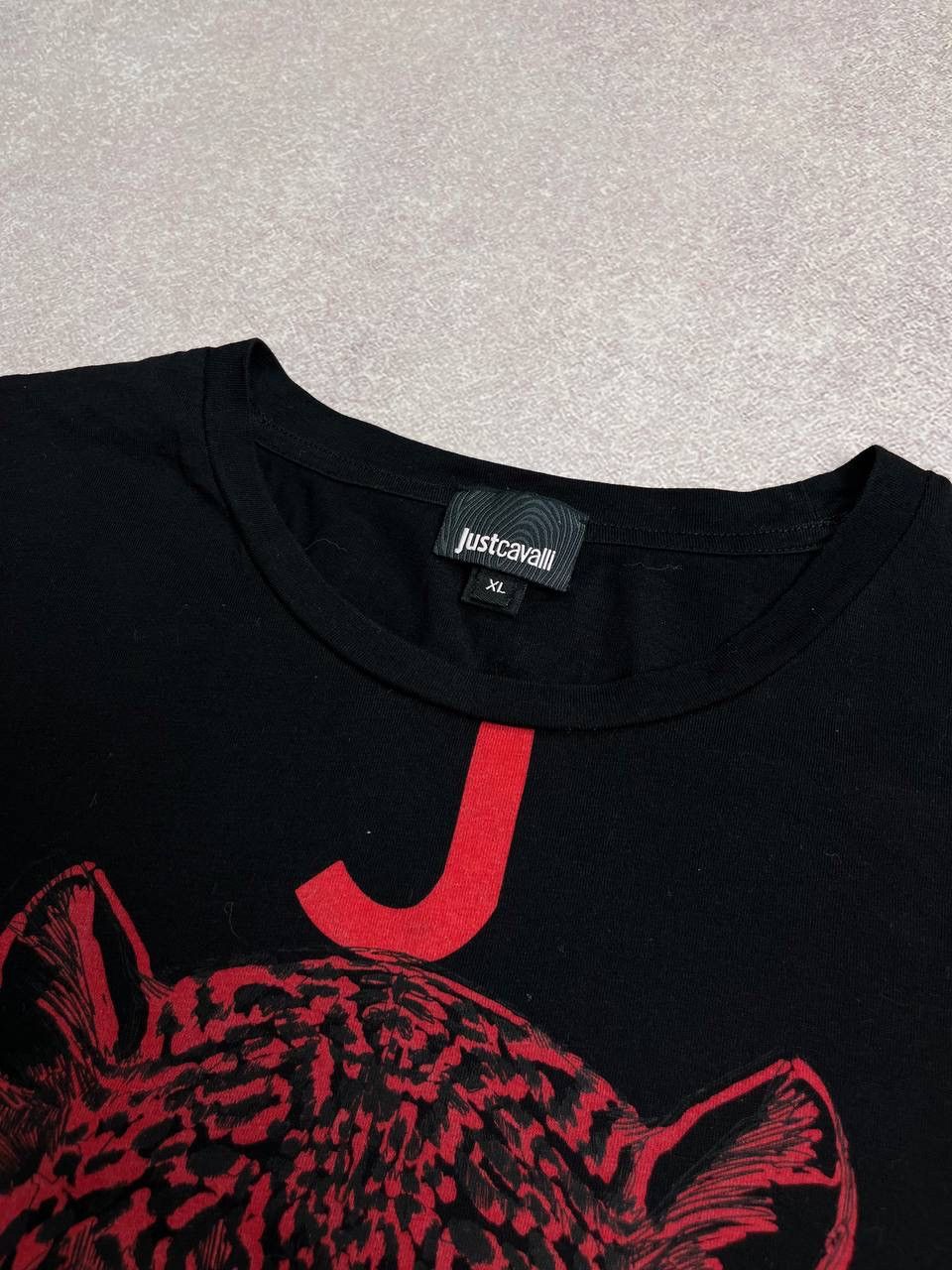 Just Cavalli × Roberto Cavalli × Vintage Vintage Just Cavalli Tiger T-shirt Y2K XL Size US XL / EU 56 / 4 - 3 Thumbnail