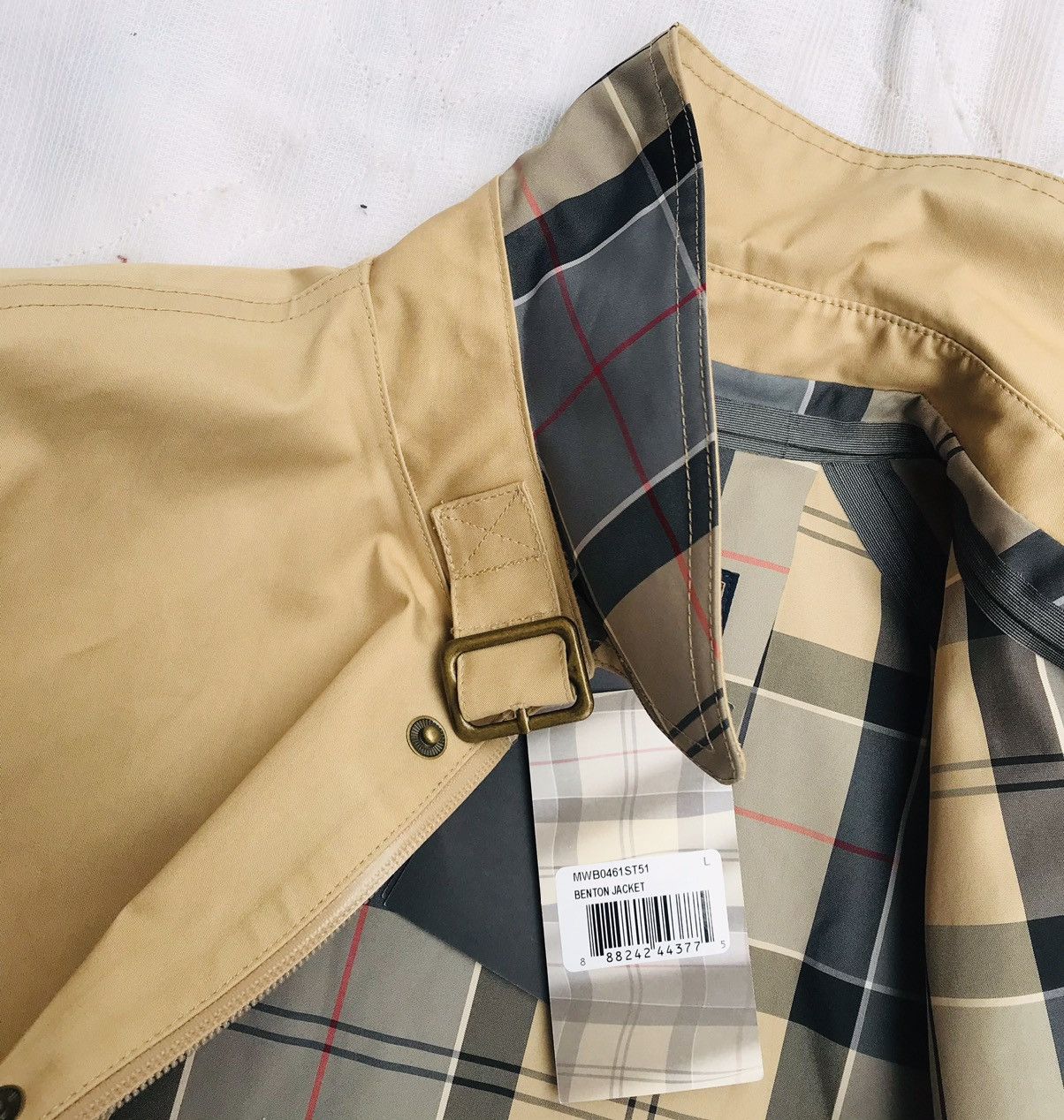 Barbour BARBOUR BENTON JACKET Dress Tartan Trench Coat waterproof Size US L / EU 52-54 / 3 - 10 Thumbnail
