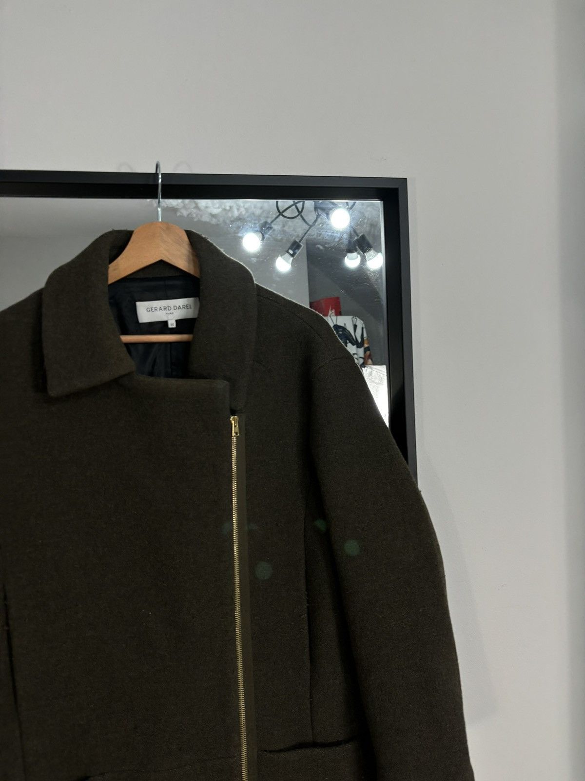 Designer × Japanese Brand Luxury Designer Gerard Darel Heavy Wool Coat Old Money Size US L / EU 52-54 / 3 - 4 Thumbnail