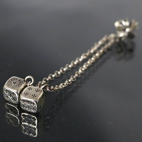 Chrome Hearts Chrome Hearts Double Dice Drop Earring Size ONE SIZE - 3 Thumbnail