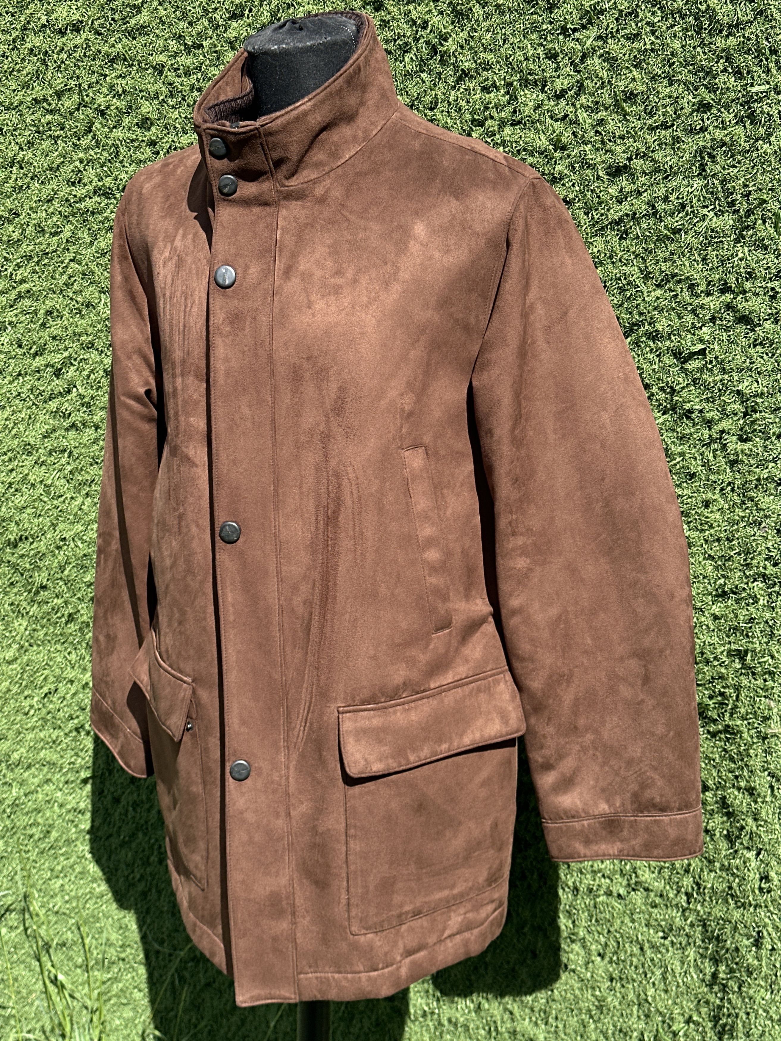 Corneliani Corneliani ID Suede Look Technical Field Jacket Coat 52 R Size US L / EU 52-54 / 3 - 2 Thumbnail