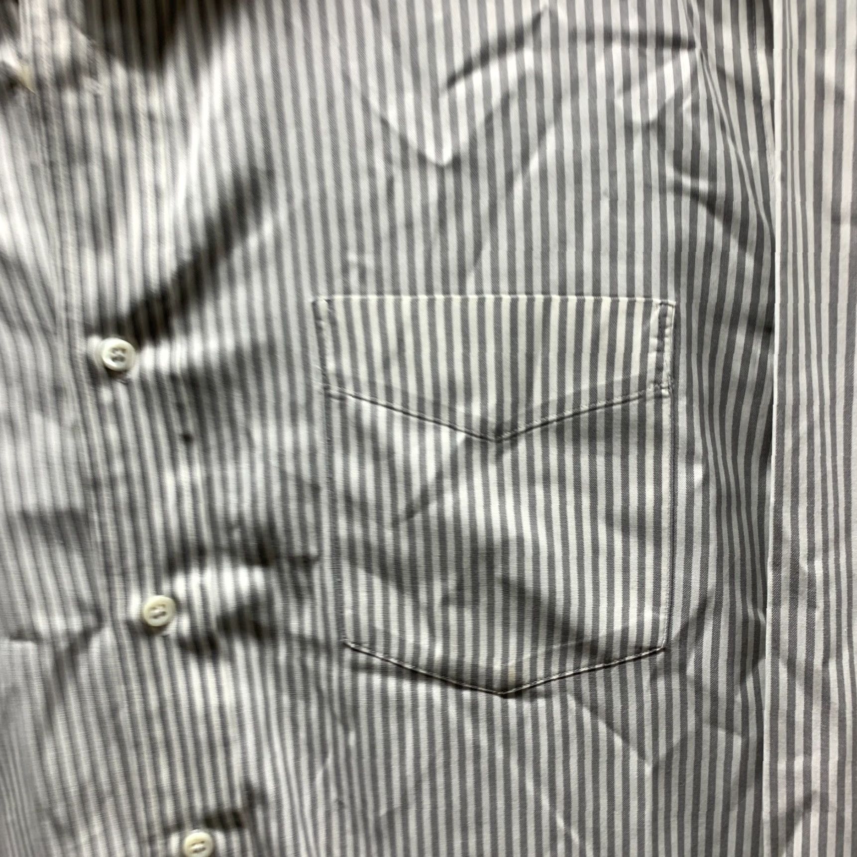 Nordstrom VINTAGE Nordstrom Shirt Mens 16 Large Gray Cotton Button-Up Size US L / EU 52-54 / 3 - 3 Thumbnail