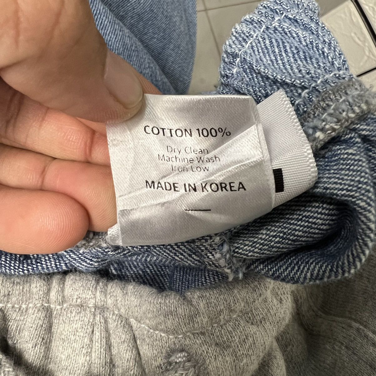 Japanese Brand SLOW RECORD HOUSE Asura Denim Sweat Pants #4214-C192 Size US 26 / EU 42 - 10 Thumbnail