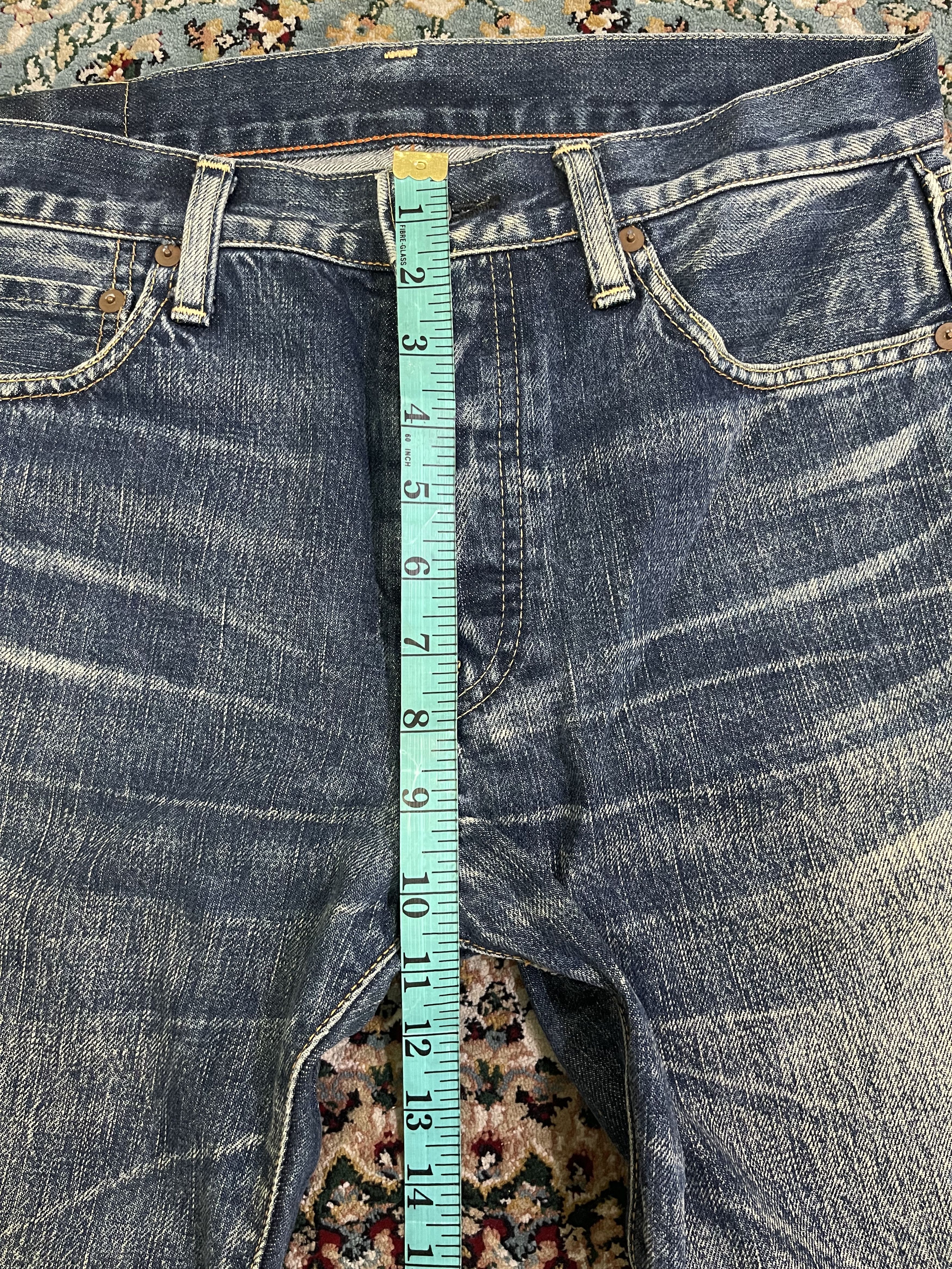 45rpm 45Rpm Japan Rustic Sulfur Faded Selvedge Jeans Denim Size US 32 / EU 48 - 11 Thumbnail