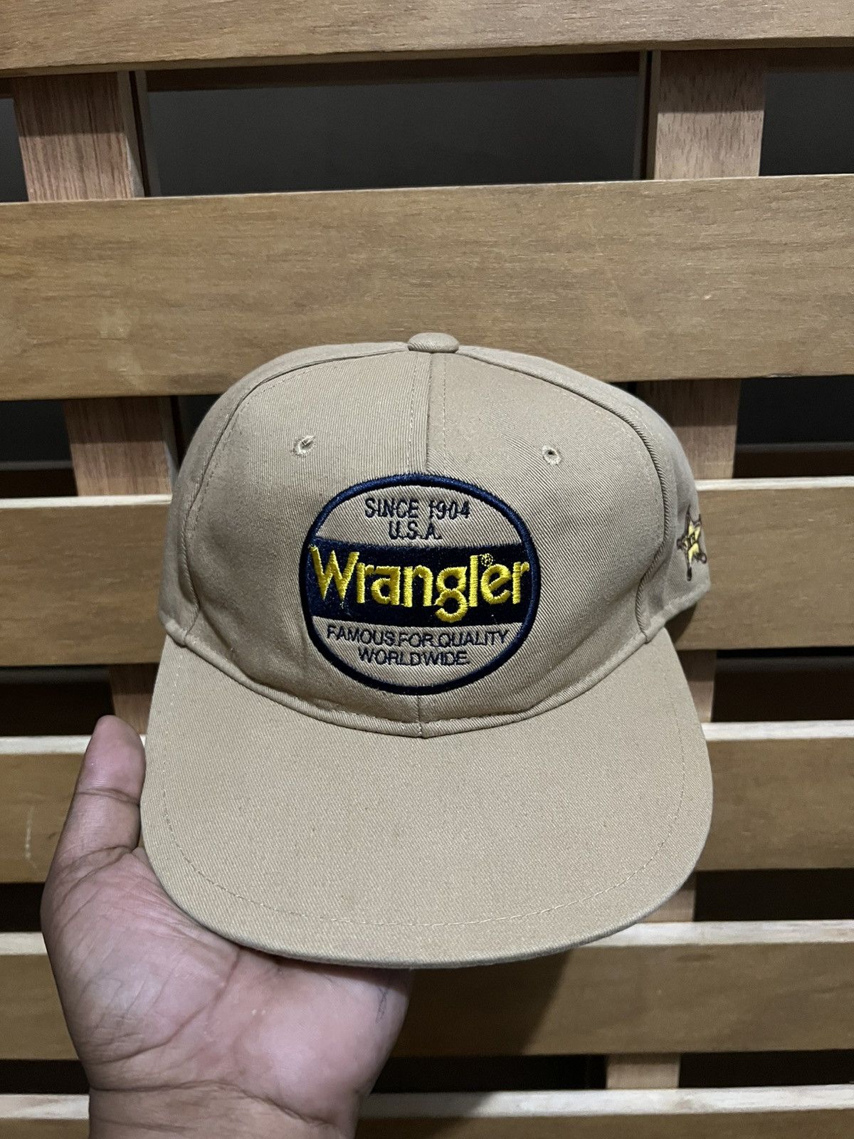Wrangler Wrangler vintage snapback hat Size ONE SIZE - 1 Thumbnail