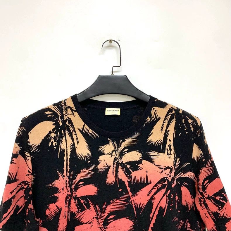 Saint Laurent Coconut Tree Short Sleeves 2504-Nextarrow