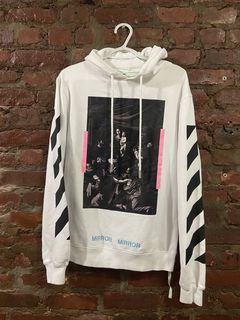 Off white cheap hoodie mirror mirror