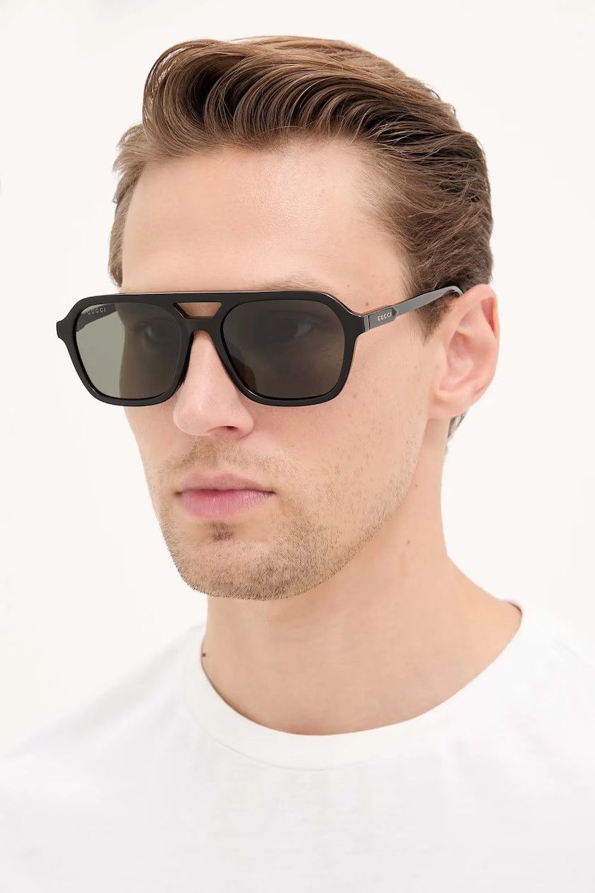 Gucci Gucci Men Sunglasses Pilot GG1823SA 001 NEW AUTHENTIC Size ONE SIZE - 11 Thumbnail