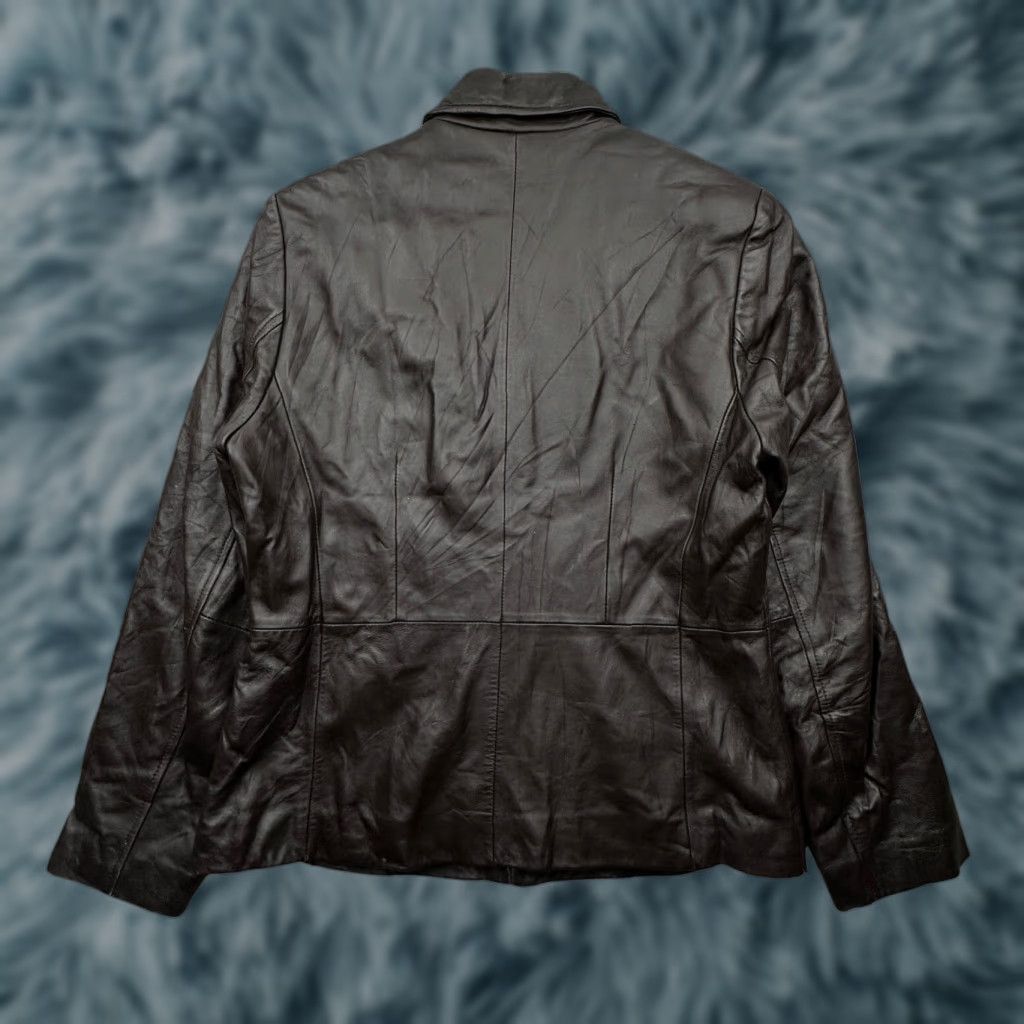 Croft & Barrow Croft & Barrow Lambskin Leather Jacket Mens Small Dark Brown Full Zip Bomber Jacket Size US S / EU 44-46 / 1 - 1 Thumbnail