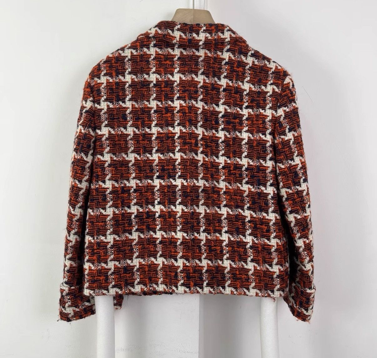 Gucci Gucci Red Tweed Woven Blazer K12 Size S / US 4 / IT 40 - 2 Thumbnail