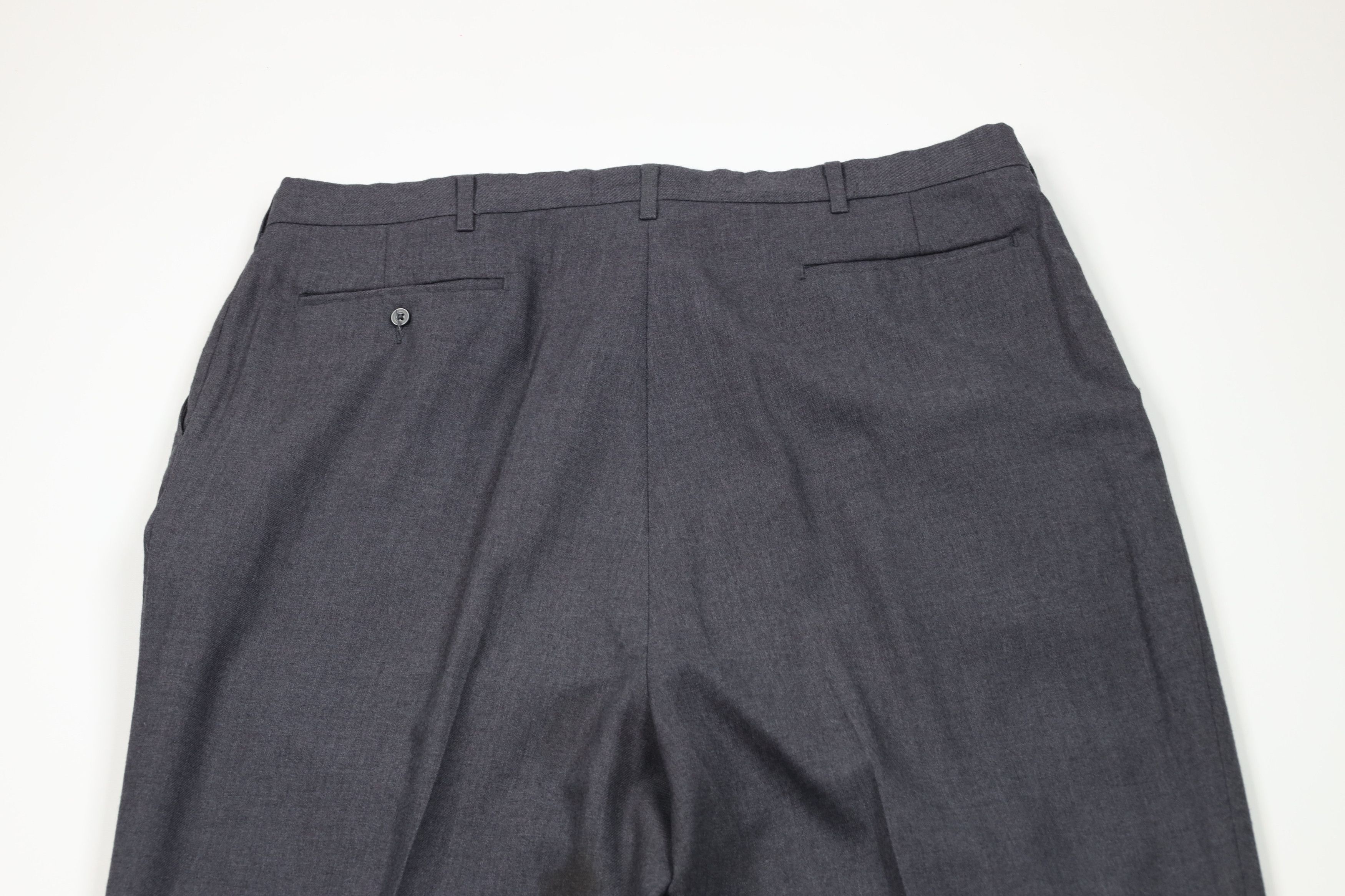 Vintage Vintage 70s Streetwear Worsted Wool Blend Wide Leg Pants USA Size US 38 / EU 54 - 13 Thumbnail