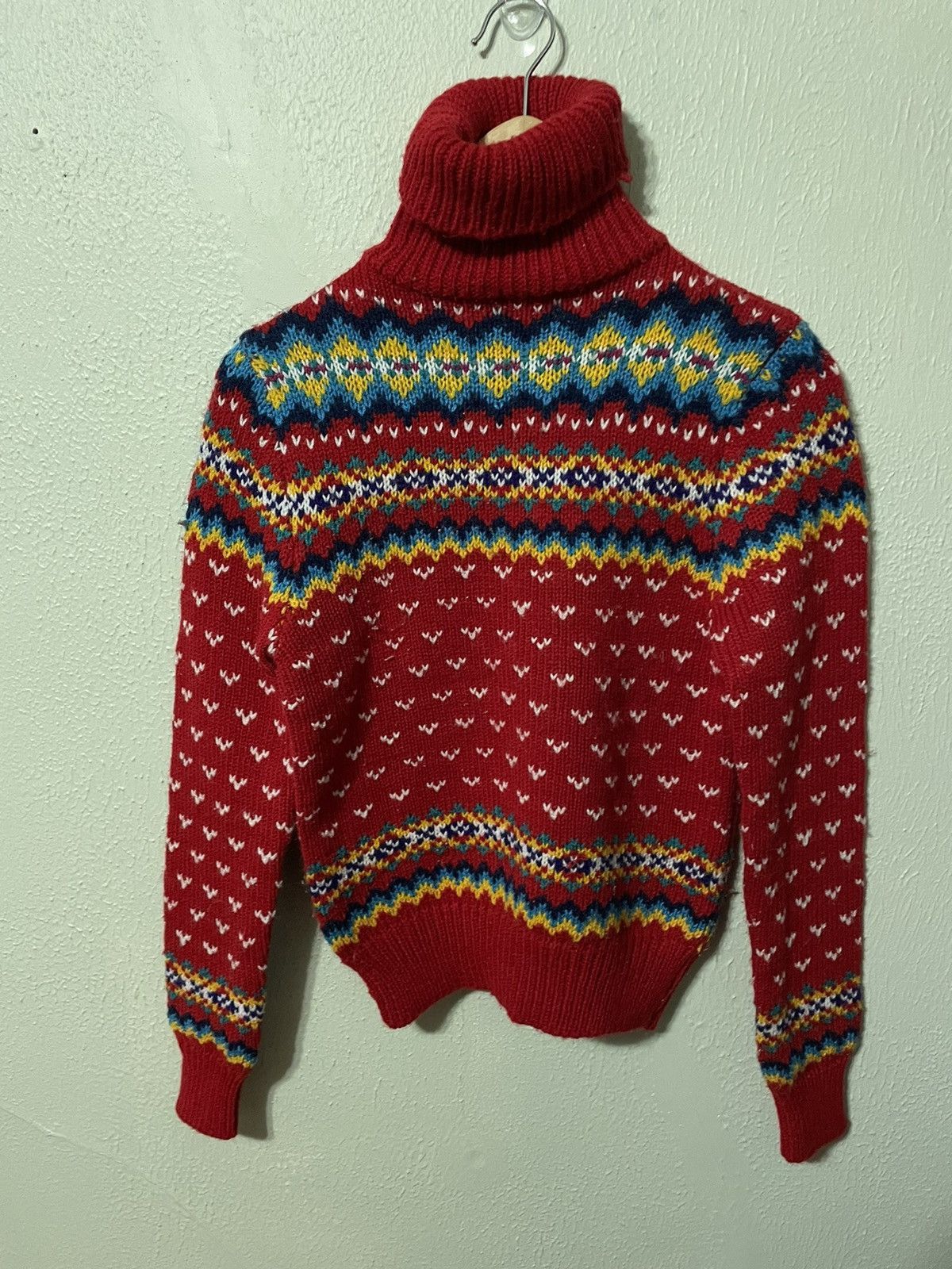 Vintage Vintage Aura Gem Turtleneck Sweater Size US XS / EU 42 / 0 - 1 Thumbnail
