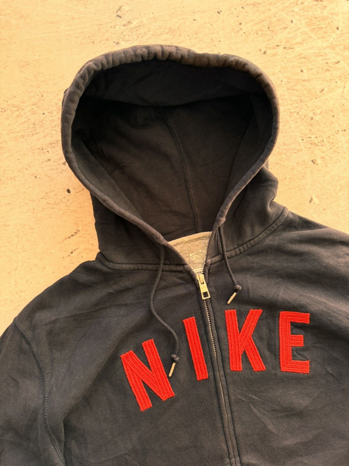 Nike × Vintage NIKE VINTAGE CENTER LOGO OVERSIZE BOXY ZIP HOODIE Size US XL / EU 56 / 4 - 3 Thumbnail