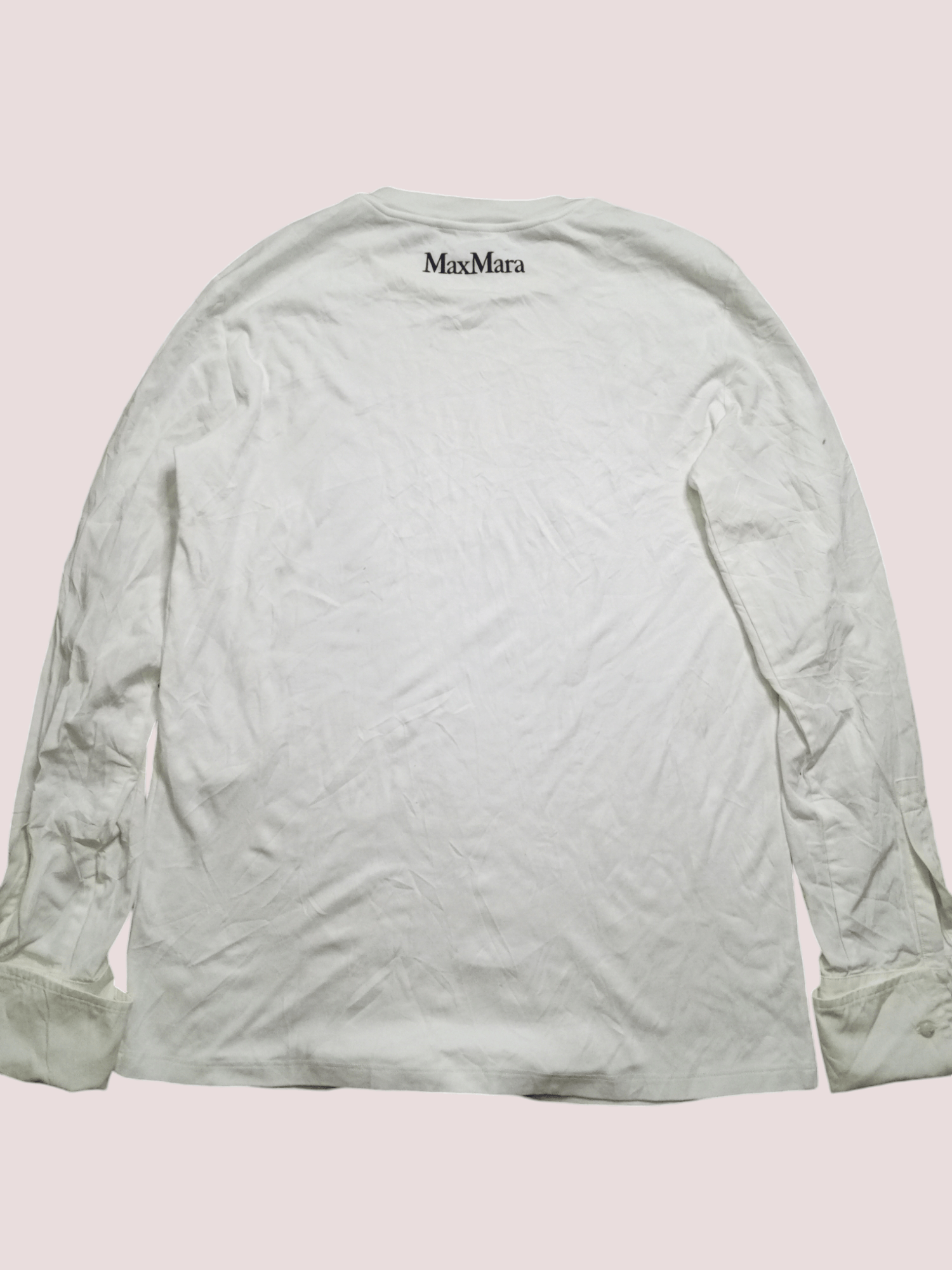 Designer × Max Mara MAX MARA LONG SLEEVE BIG LOGO Size M / US 6-8 / IT 42-44 - 2 Thumbnail