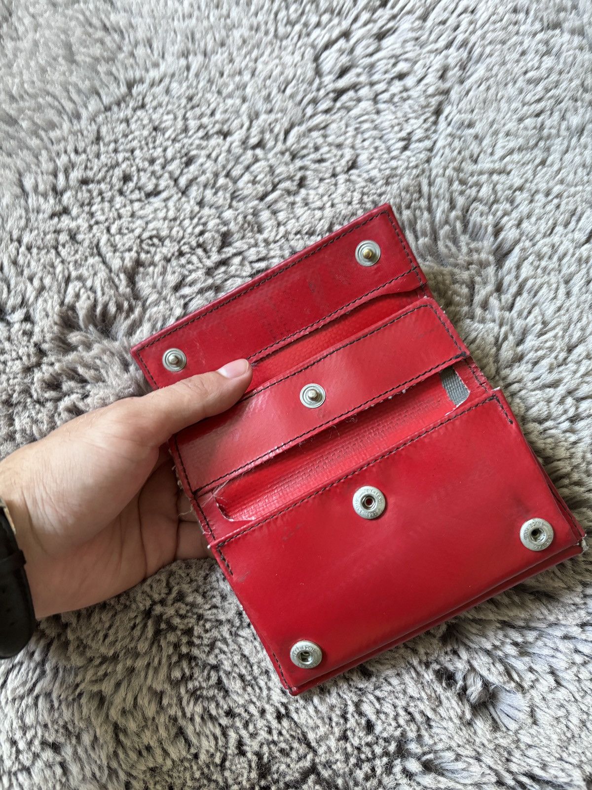 Freitag Freitag vintage Red Recycled wallet Size ONE SIZE - 4 Thumbnail