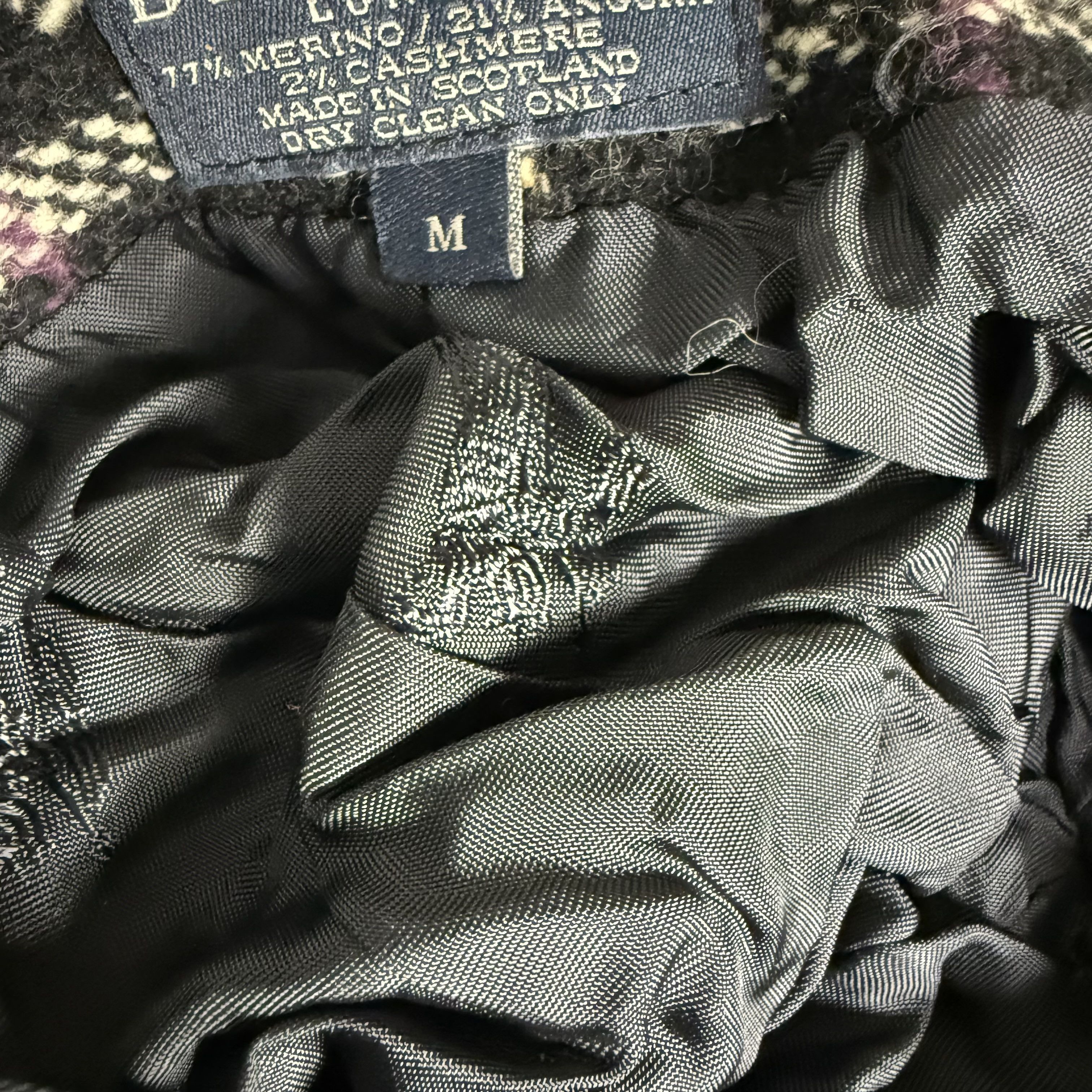 Burberry 🔥RARE🔥Vintage Burberry London Tweed Plaid Newboys Cap Size ONE SIZE - 9 Thumbnail