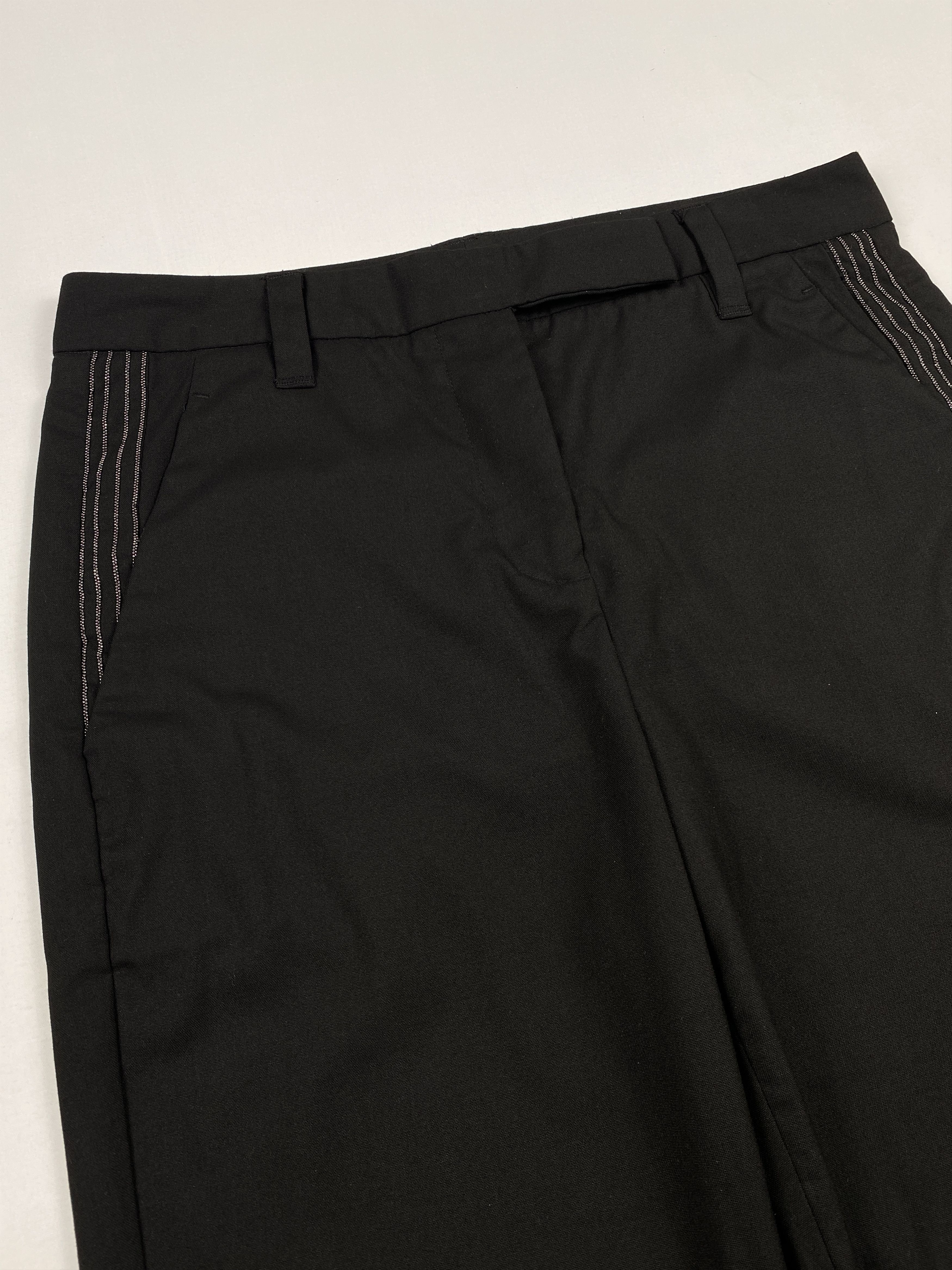 Brunello Cucinelli Striped Trim Detail Pants Size 27" / US 4 / IT 40 - 5 Thumbnail