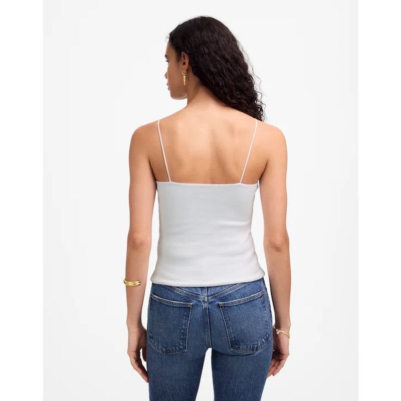 Madewell NWT Madewell Squareneck Tank Top In White Size Large Size L / US 10 / IT 46 - 3 Thumbnail