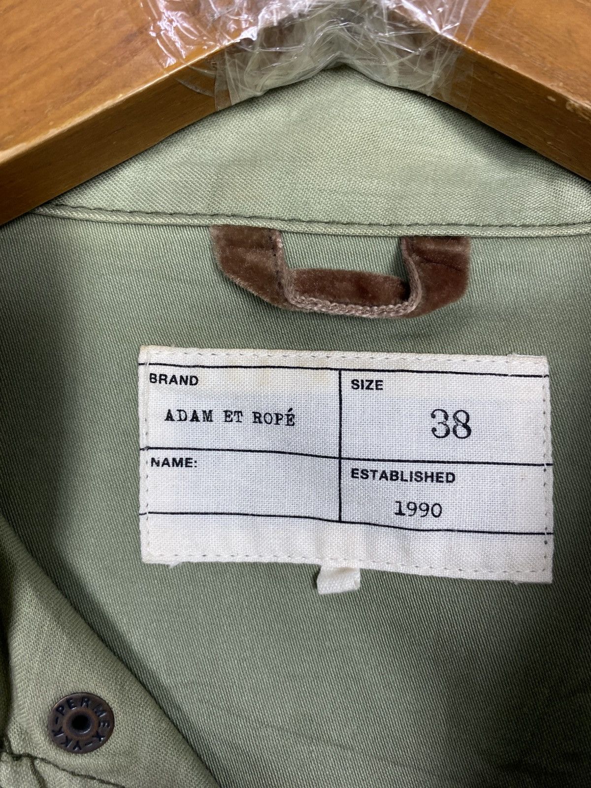 ADAM ET ROPE Rare‼️ Adam Et Rope Military Jacket Made in Japan Size XS / US 0-2 / IT 36-38 - 7 Thumbnail