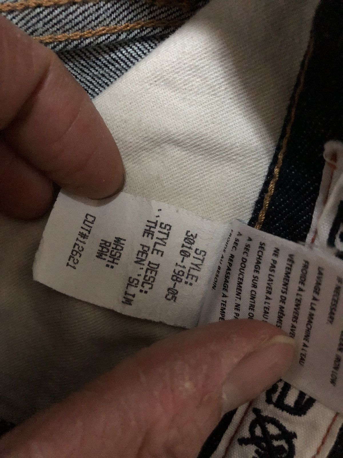 Hiroshi Kato × Japanese Brand The Pen Slim - Indigo Raw 33x32 Selvedge Size US 33 - 5 Thumbnail