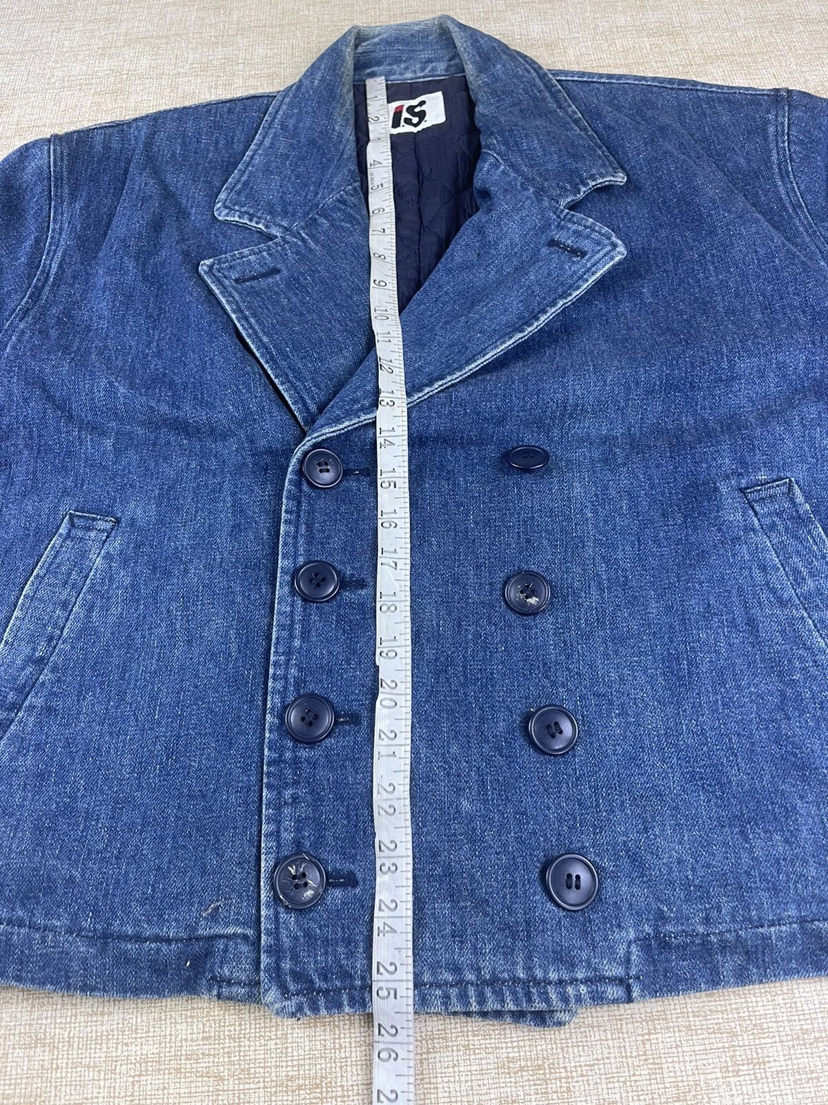 Issey Miyake × Vintage VTG ISSEY MIYAKE (I.S) Tsumori Chisato Double Breast Denim Size US L / EU 52-54 / 3 - 19 Thumbnail