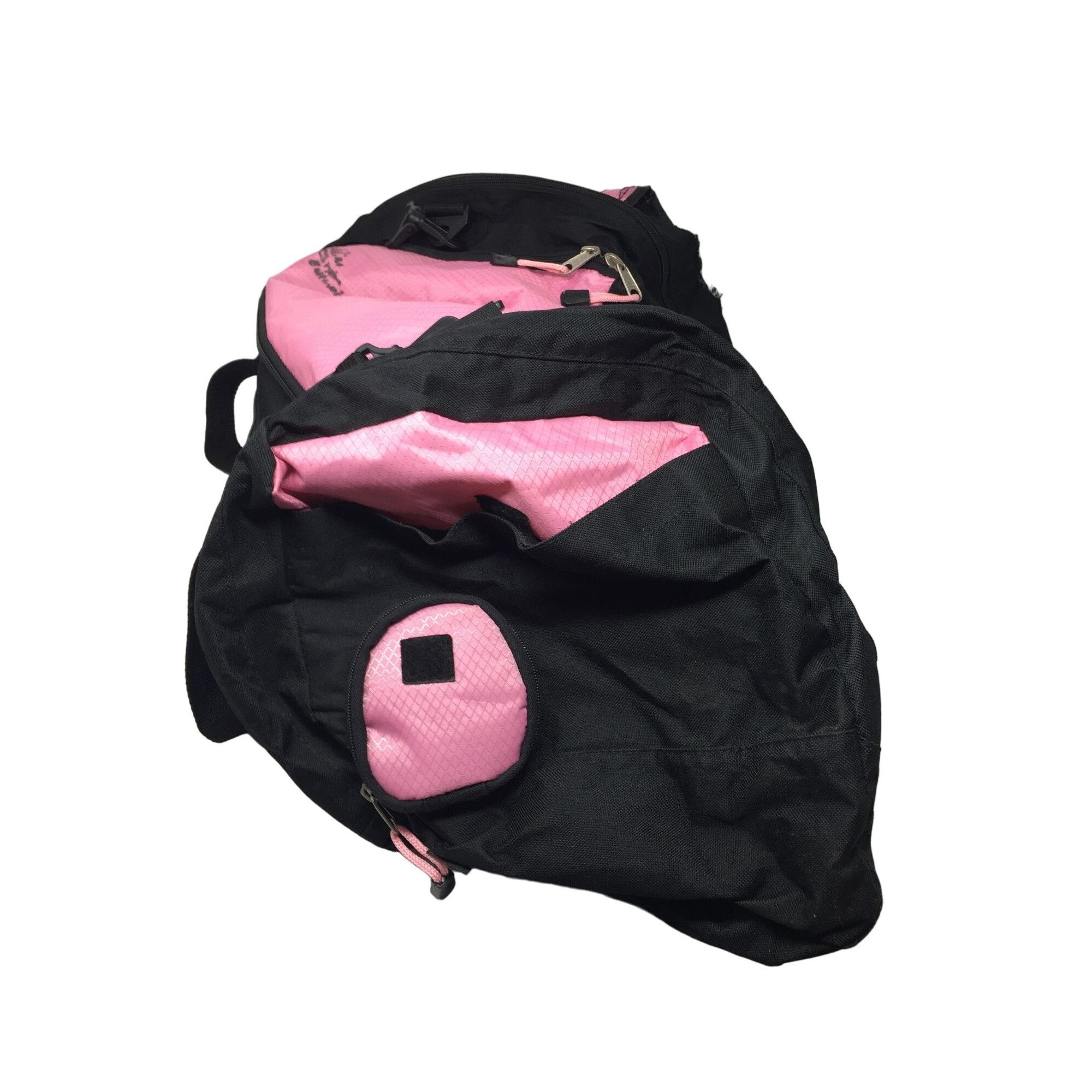Starter Starter Pink and Black Zippered Duffle Bag With Handles and Size ONE SIZE - 4 Thumbnail