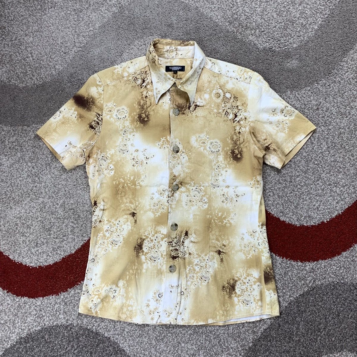 Japanese Brand TORNADO MART Short Shirt Button Up Japanese Brand Size L / US 10 / IT 46 - 1 Thumbnail