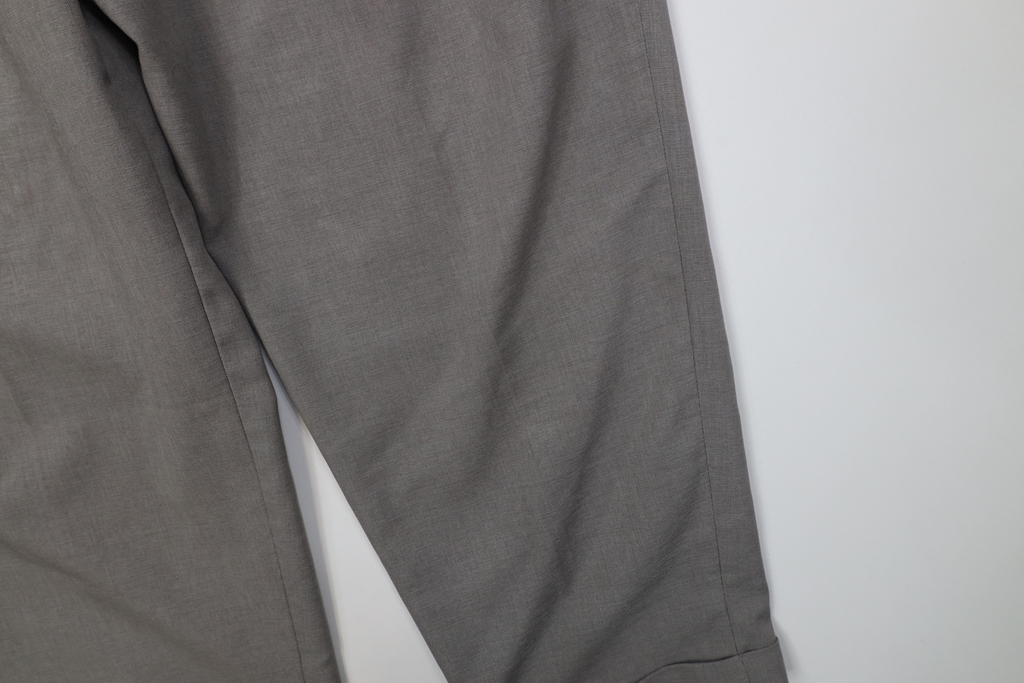 Levi's Vintage 90s Levis Pleated Wide Leg Chino Pants Trousers Gray Size US 34 / EU 50 - 5 Thumbnail