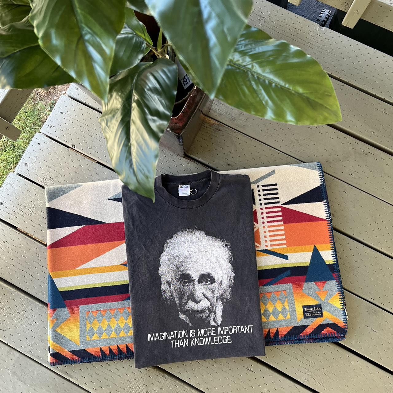 Vintage Vintage Albert Einstein Art & Science Murina Tshirt Size US L / EU 52-54 / 3 - 1 Thumbnail