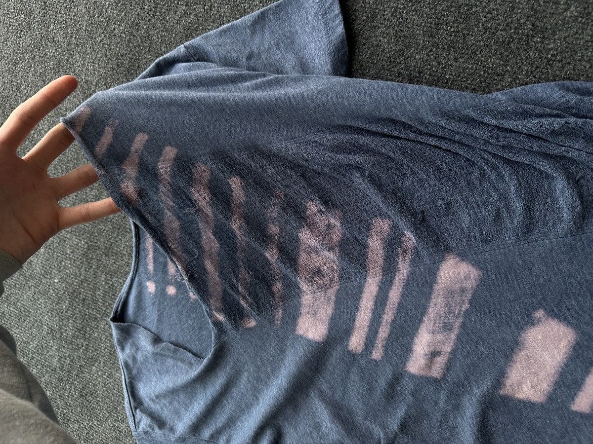 Other OPIUM 🚨 RAQUEL ALLEGRA BASIC LINE BLUE OPIUM DISTRESSED TEE Size M / US 6-8 / IT 42-44 - 4 Thumbnail