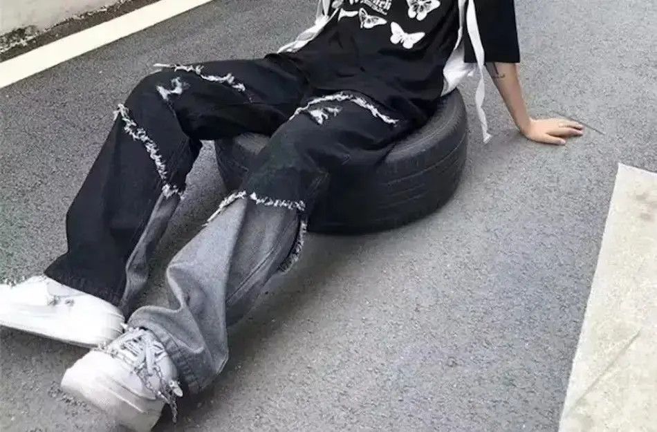 Japanese Brand Casual Vintage Straight Leg KPOP Style Size US 30 / EU 46 - 3 Thumbnail