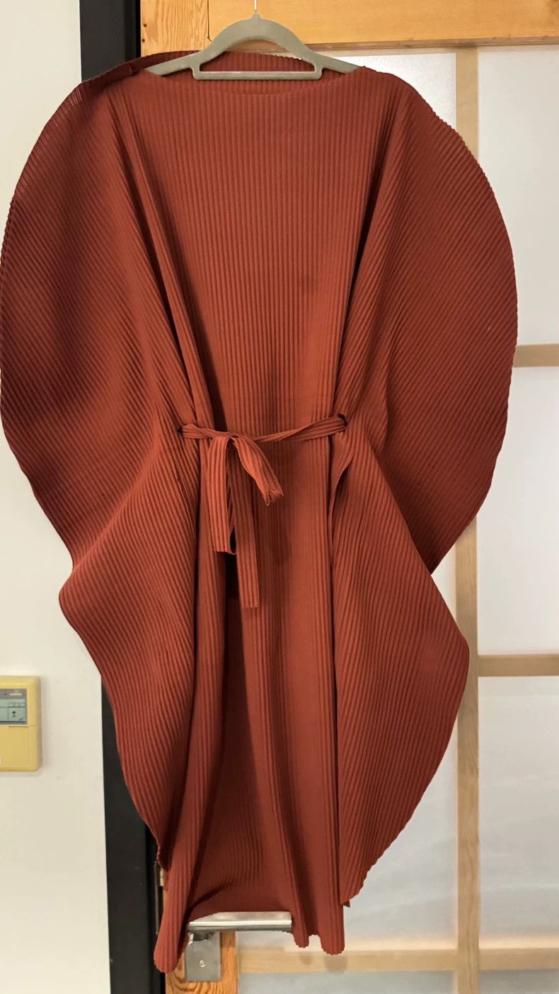 Issey Miyake Issey Miyake size:one size Jujube red pleated dress Size XS / US 0-2 / IT 36-38 - 1 Thumbnail