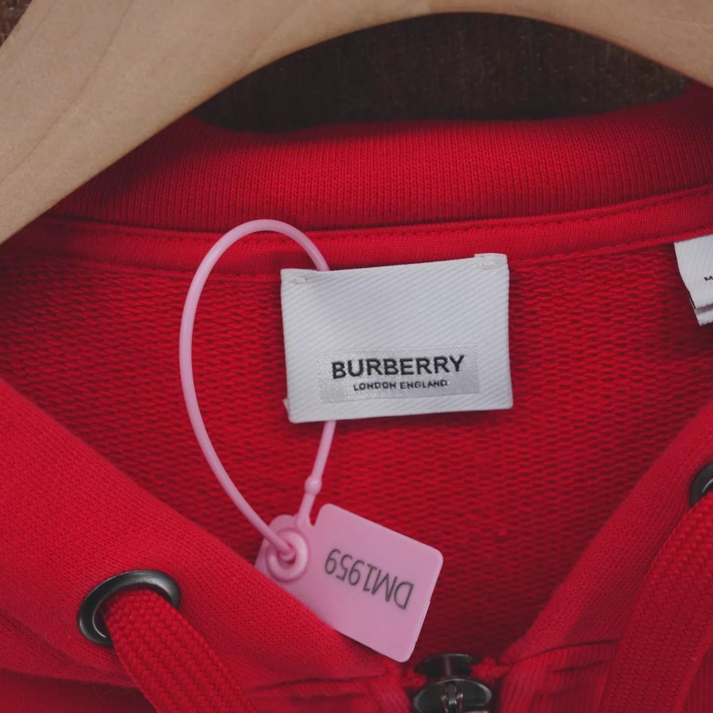 Burberry Burberry Red Arm Check Zipper Sweatshirt XS Size US XS / EU 42 / 0 - 3 Thumbnail