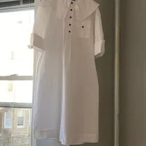 Ganni Ganni Poplin Dress Size S / US 4 / IT 40 - 2 Thumbnail