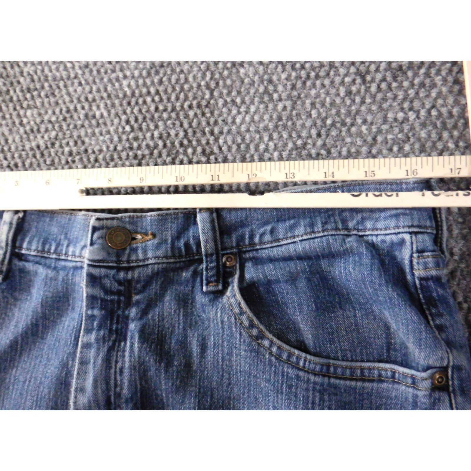 Wrangler Wrangler Jeans 32x28 Blue Straight Classic Denim Western Mens Size US 32 / EU 48 - 4 Thumbnail