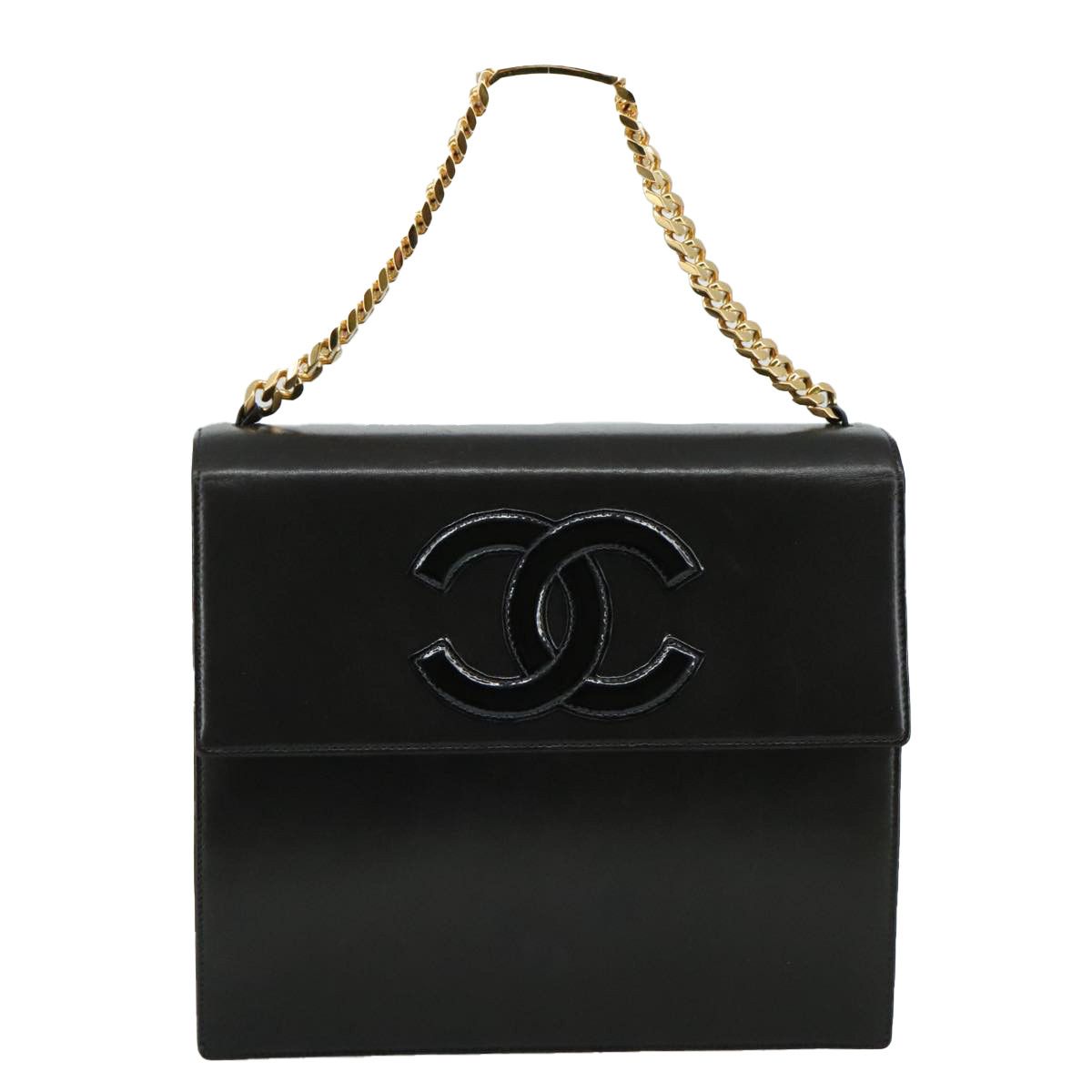 Chanel Cc Black Leather Handbag (Pre-Owned) Size ONE SIZE - 1 Thumbnail