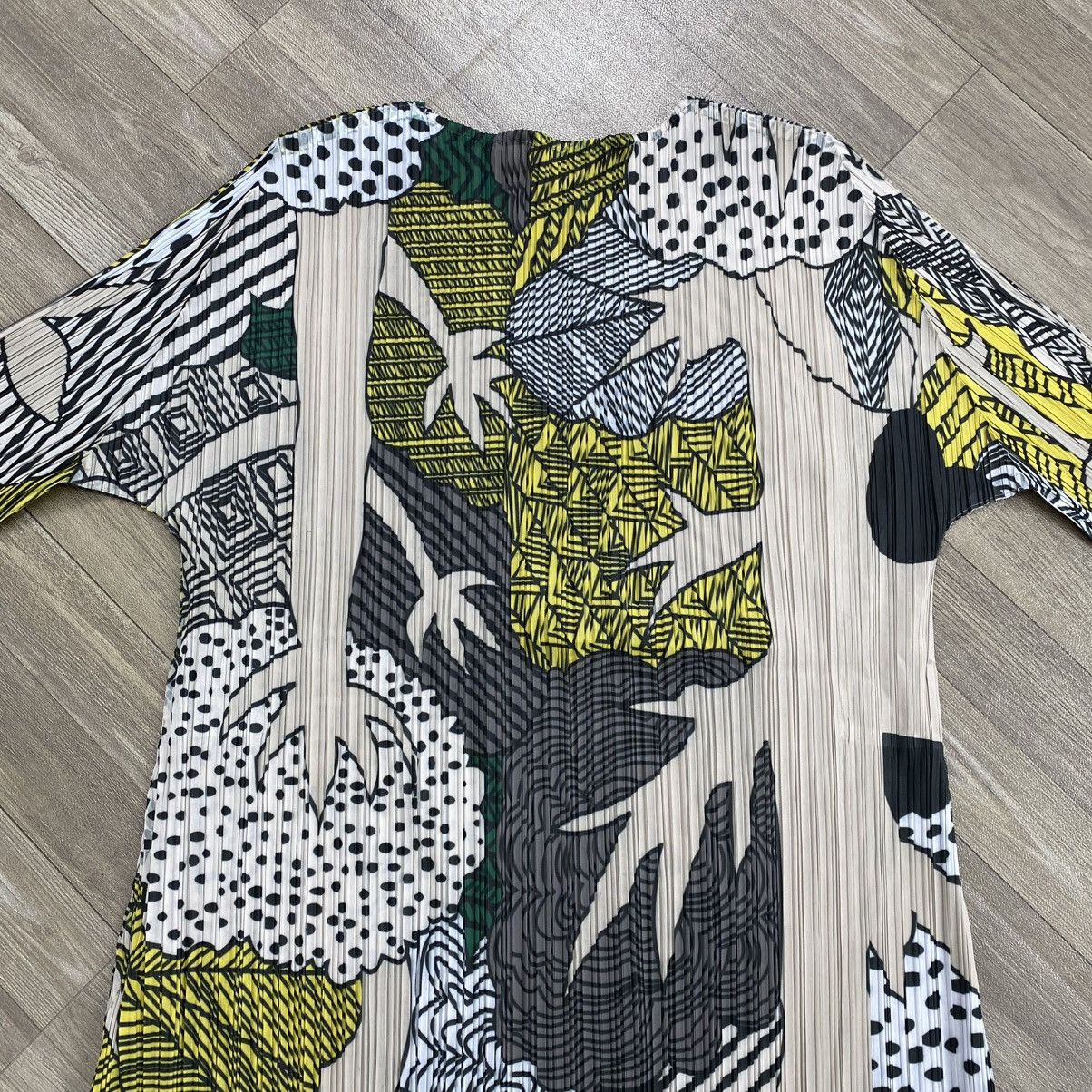 Issey Miyake Jun Pleats Please Issey Miyake Style Forest Wood Printed Top Size S / US 4 / IT 40 - 15 Thumbnail