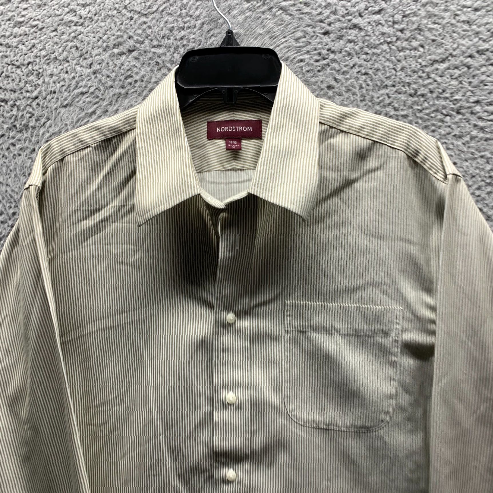 Nordstrom Nordstrom Shirt Adult 16 XL Brown White Casual Cotton Mens Button Up Size US L / EU 52-54 / 3 - 2 Thumbnail