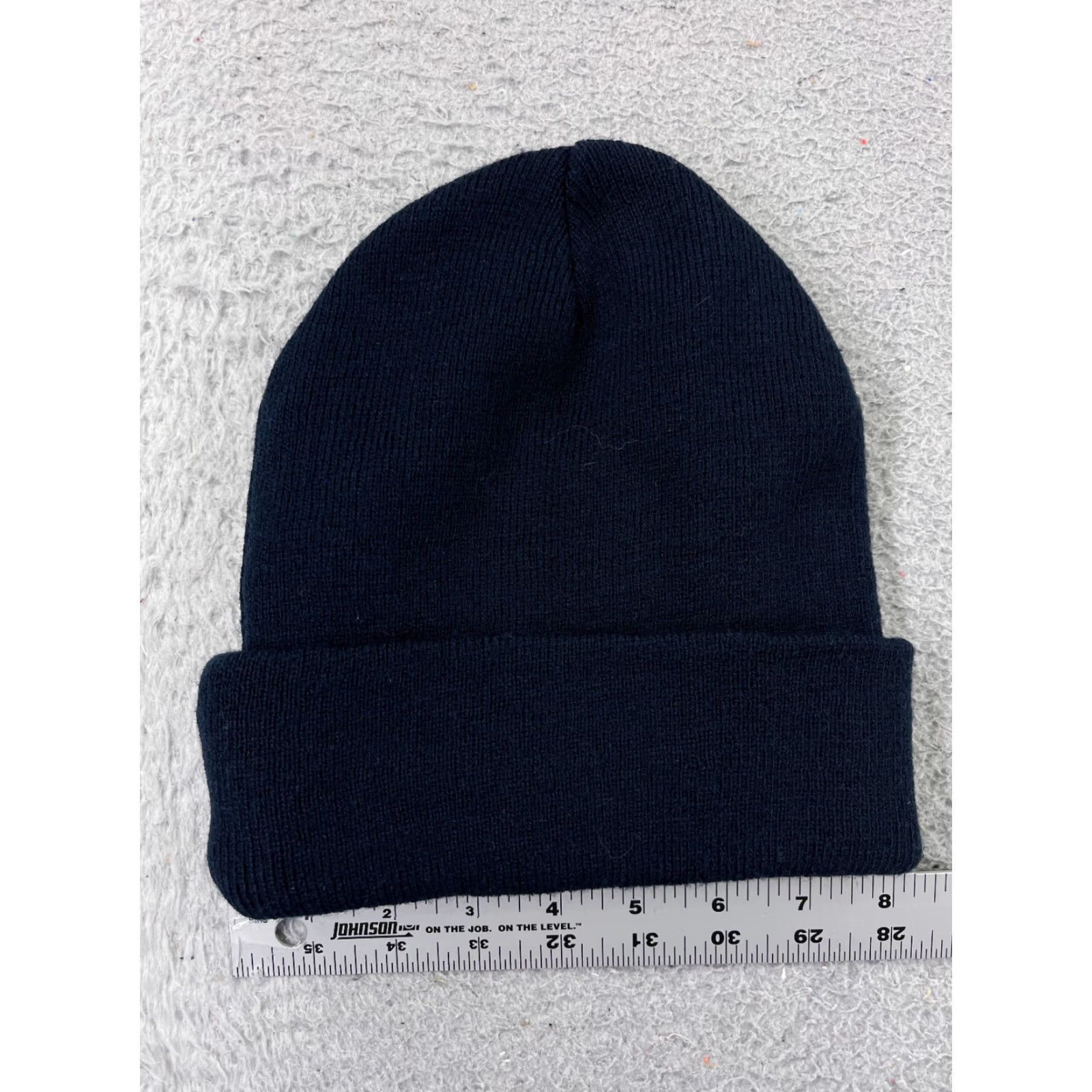 Vintage Pioneer Athletics Beanie Toque Adults One Size Blue Knit Embroidered 100% Acrylic Hat Mens Winter Fall Spring Summer Knit Beanie Logo Size ONE SIZE - 3 Thumbnail