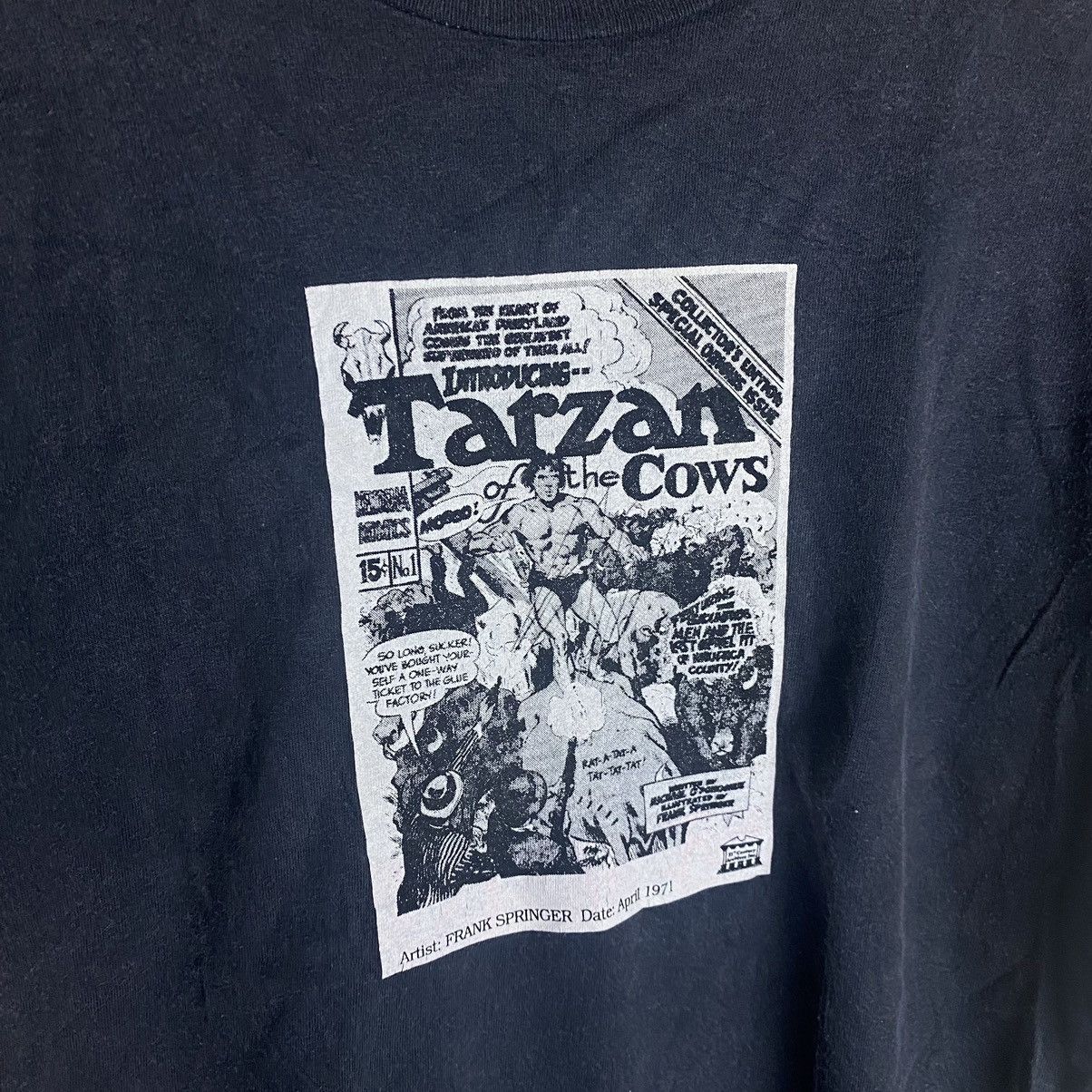 Vintage Vintage‼️ National Lampoon’s Tarzan Of The Cows T-Shirt Size US XS / EU 42 / 0 - 5 Thumbnail