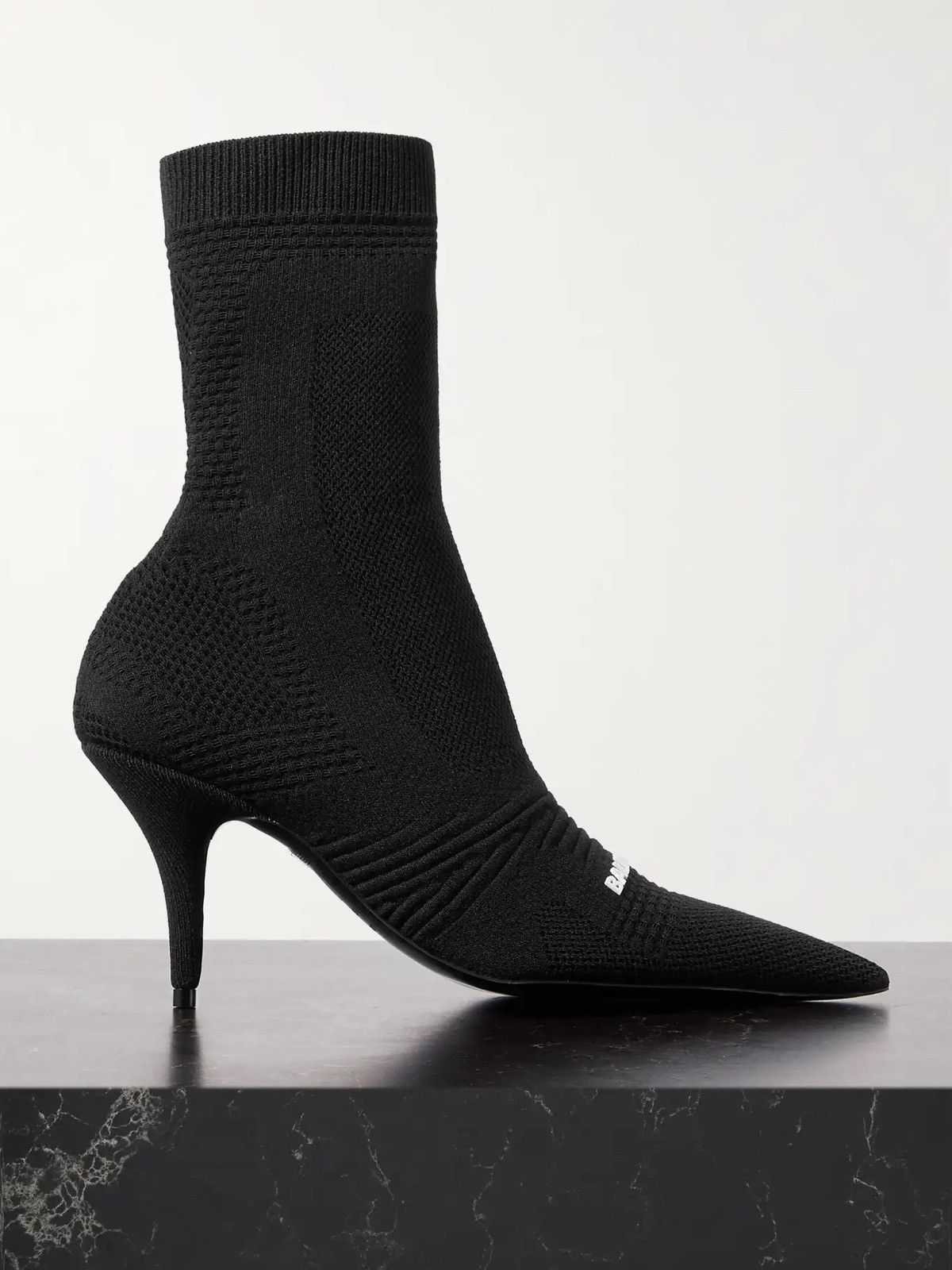 Balenciaga Balenciaga Women's Knife 2.0 Knit High Heel Booties Size US 5.5 / IT 35.5 - 1 Thumbnail