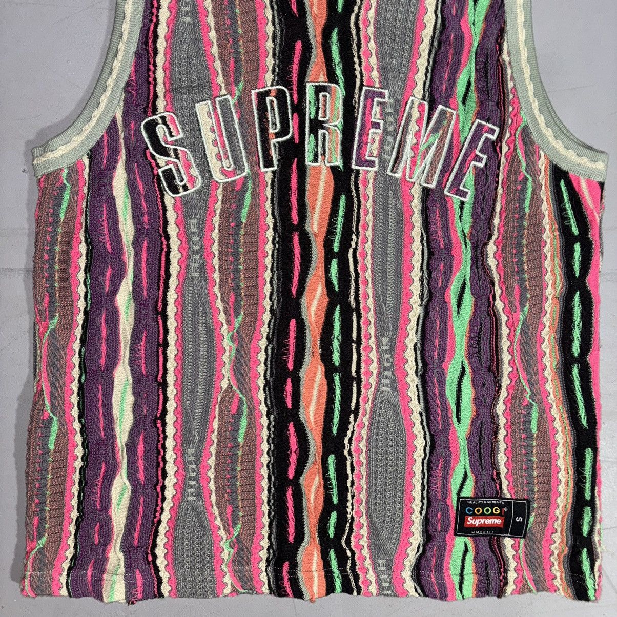 Coogi × Supreme Supreme Coogi Basketball Jersey Size US S / EU 44-46 / 1 - 4 Thumbnail