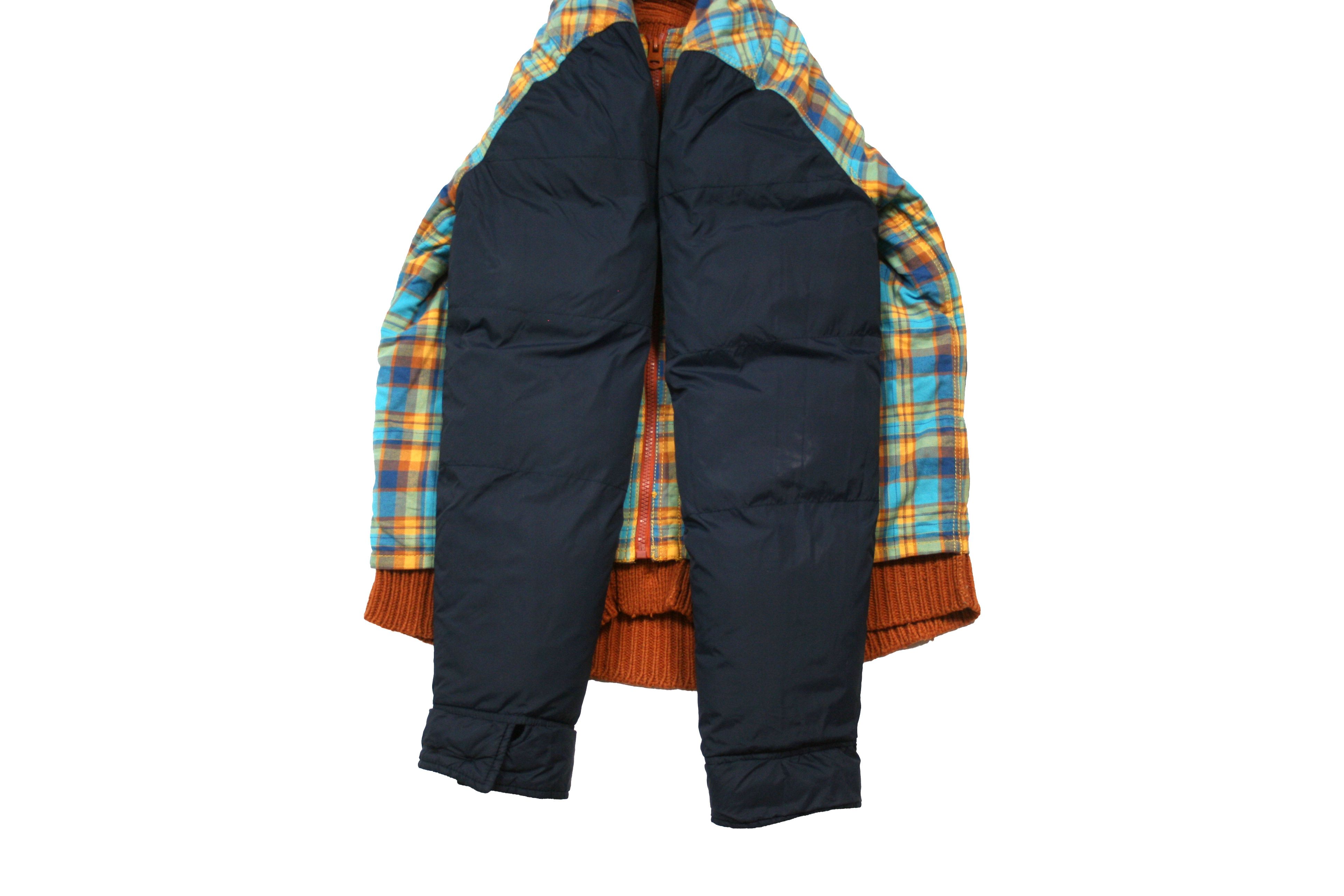 Diesel 00S Logo Y2K Reversible Puffer Sleeves Jacket Vintage Size US L / EU 52-54 / 3 - 15 Thumbnail
