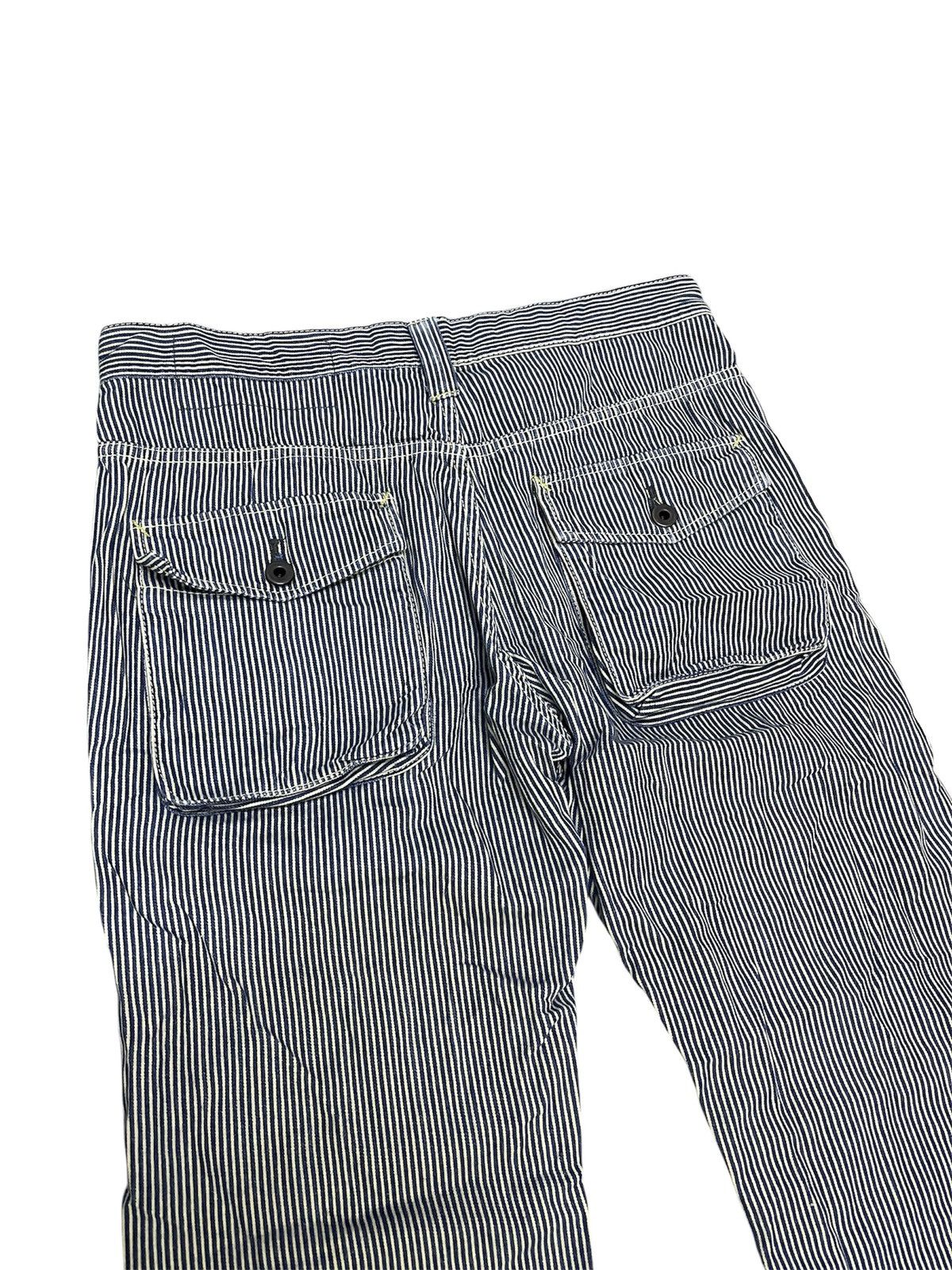 Japanese Brand Jepanes Brand x Studio Ecru Bush Pants Denim Hickory Size US 33 - 6 Thumbnail